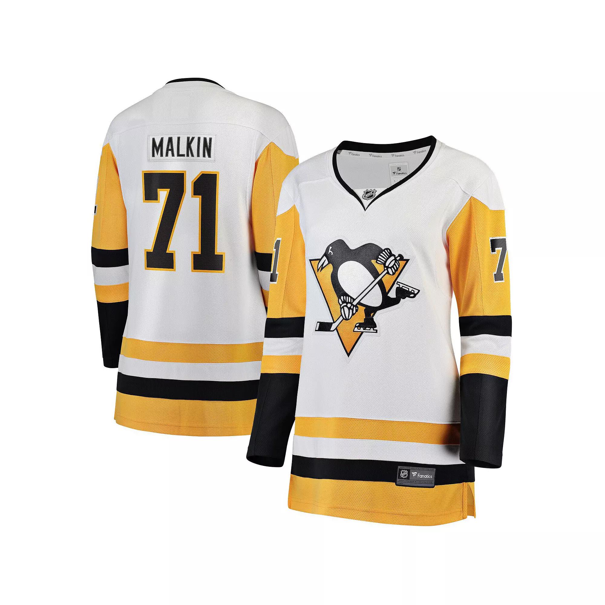 Men's Fanatics Evgeni Malkin White Pittsburgh Penguins  Premier Breakaway Player Jersey, Size: XS Product Image