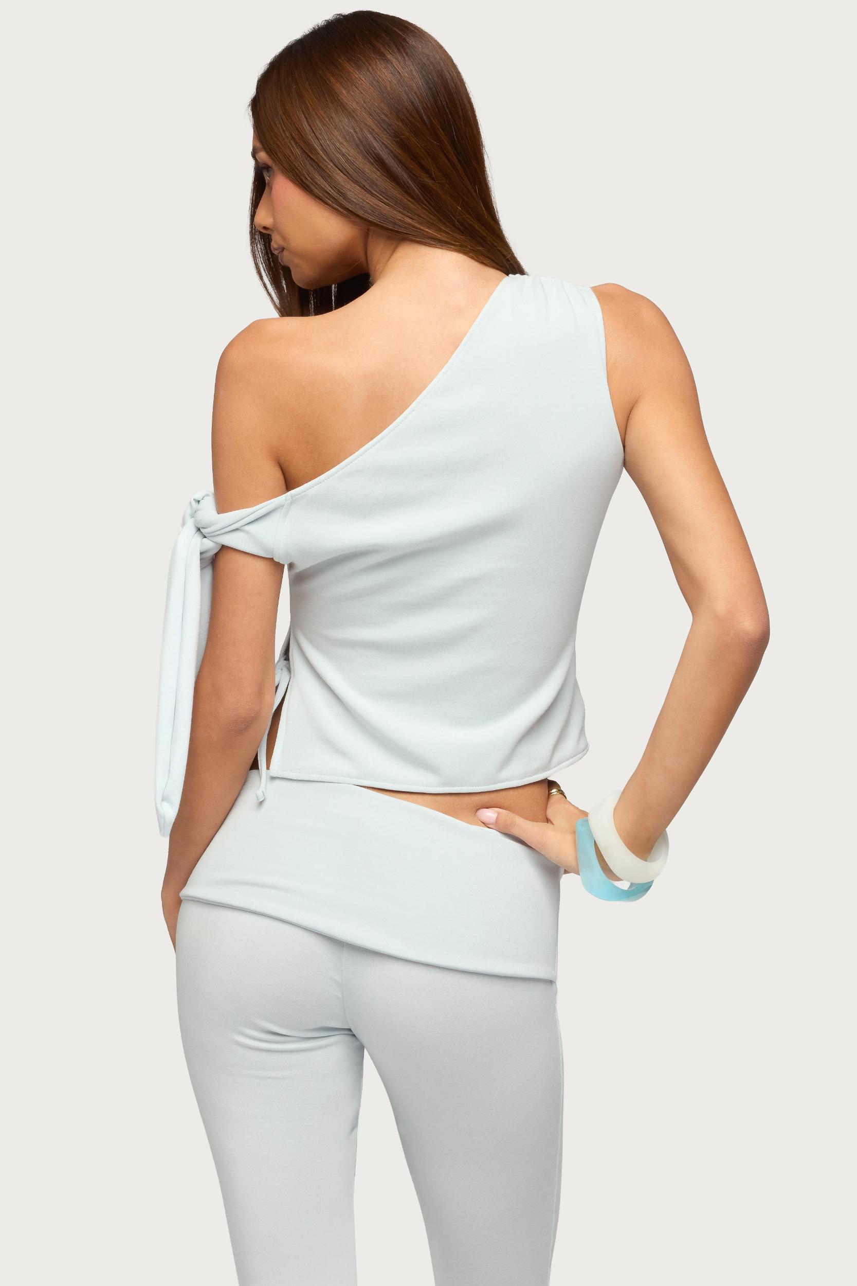 Adara Tied One Shoulder Top Product Image