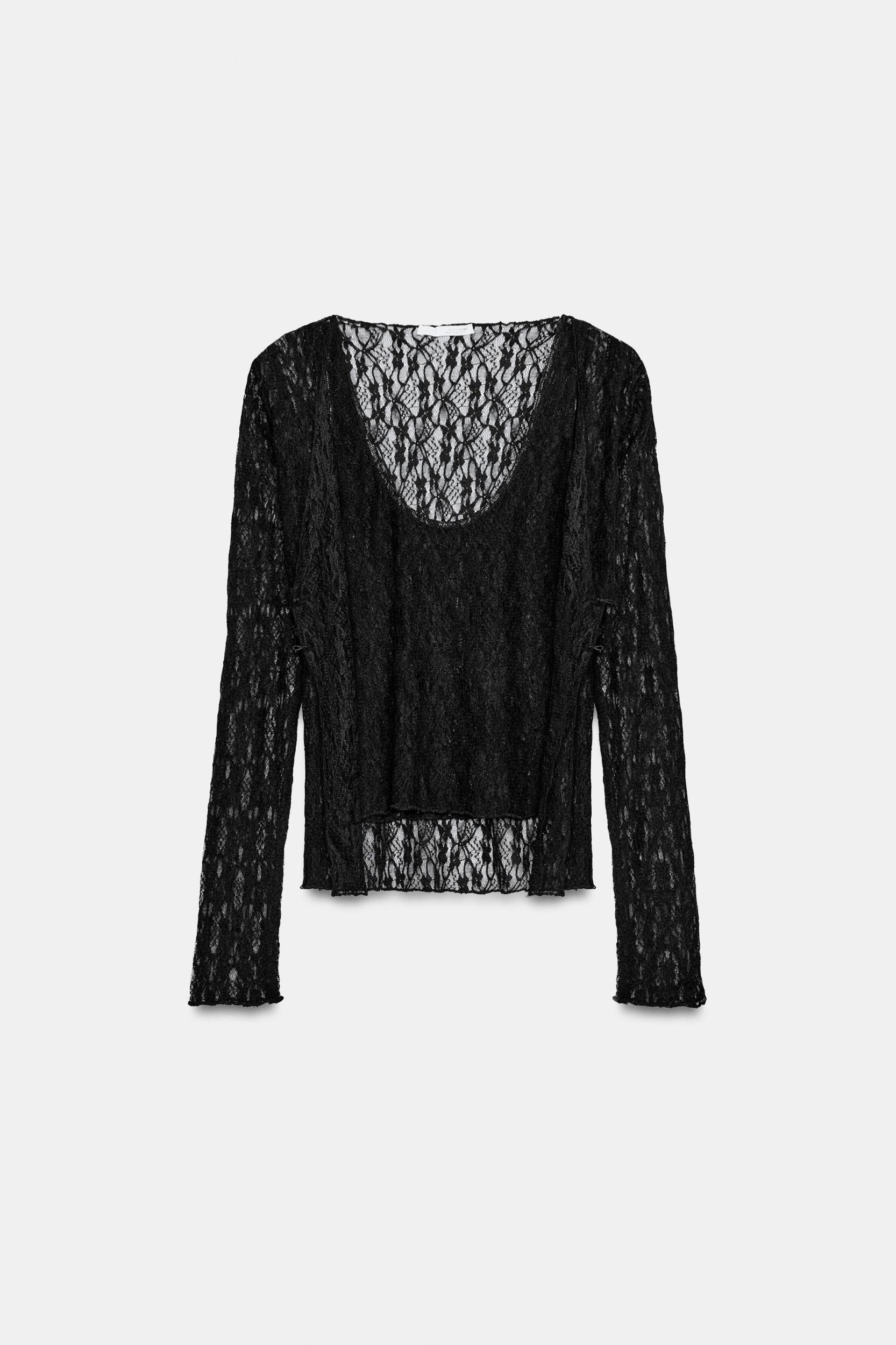 LACE EFFECT DOUBLE TOP Product Image