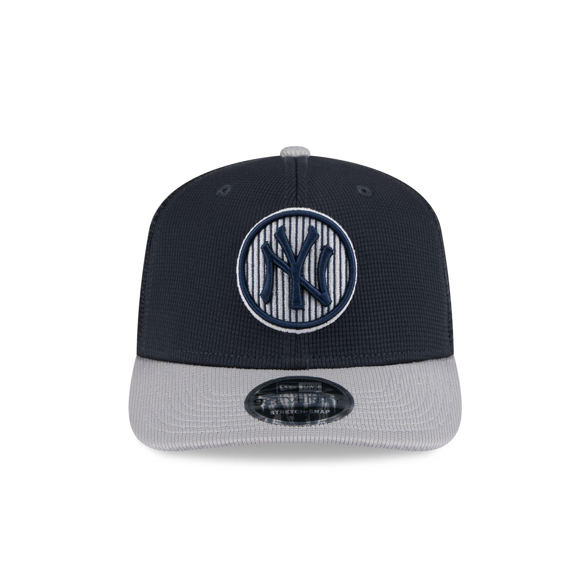 New York Yankees 2025 Batting Practice Gray 9SEVENTY Trucker Hat Male Product Image