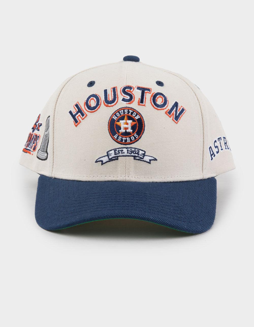 MITCHELL & NESS Houston Astros Snapback Hat - OATMEAL Product Image