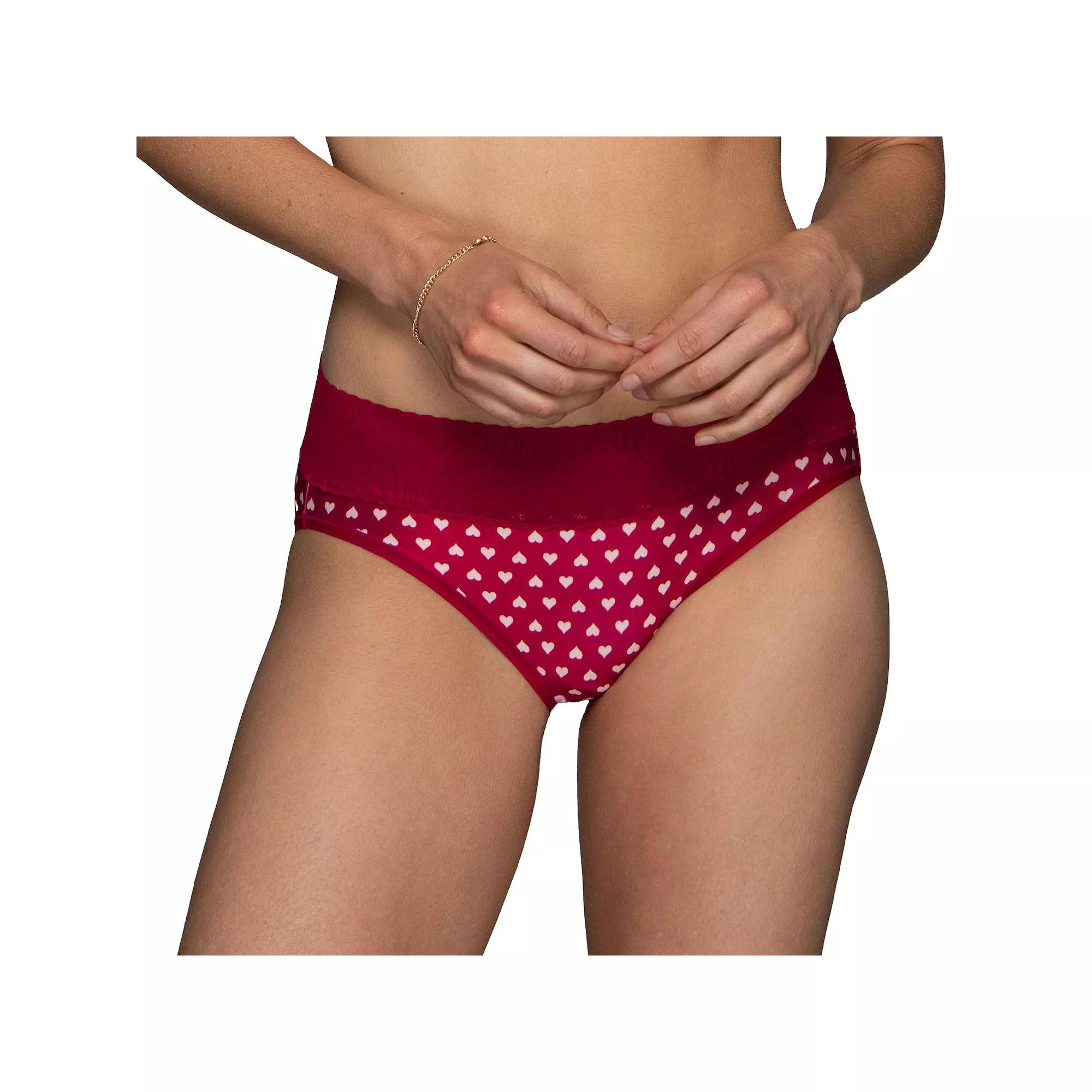 Women's Vanity Fair Lingerie® Effortless™ Hipster Panty 18277, Legacy Red Product Image