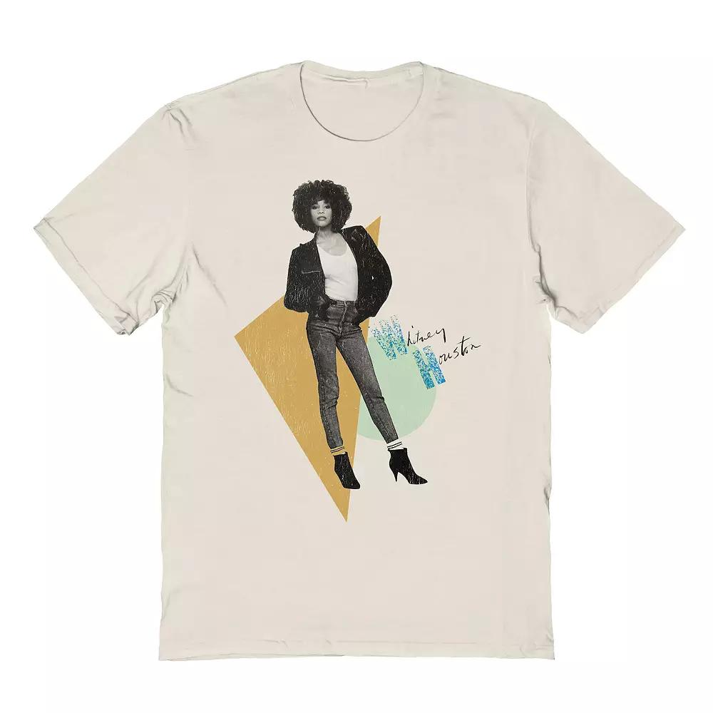 Mens Whitney Houston Graphic Tee Product Image