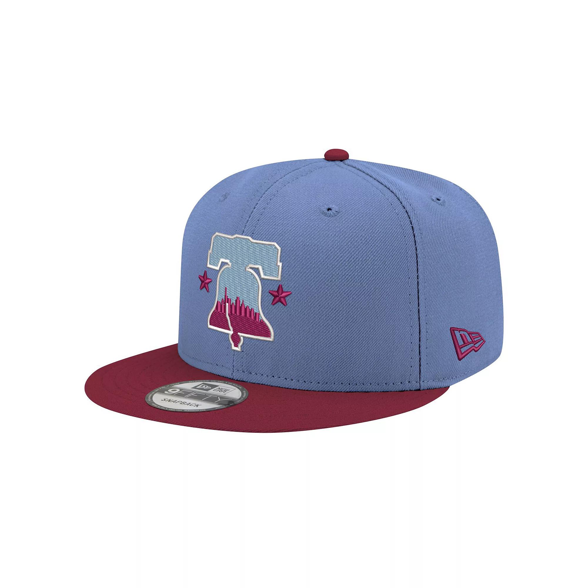 Men's New Era Light Blue Philadelphia Phillies 2024 City Connect 9FIFTY Snapback Hat Product Image