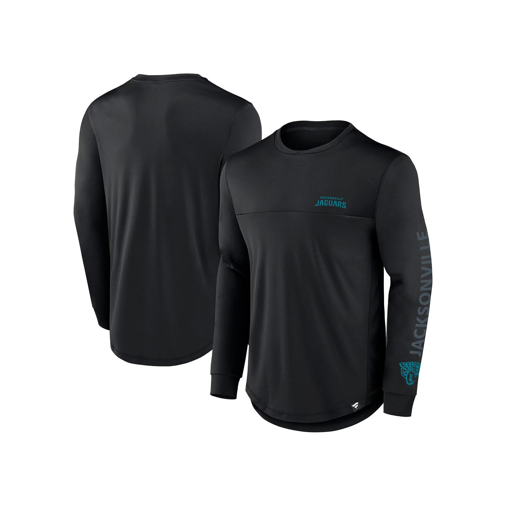 Men's Fanatics Black Jacksonville Jaguars Blackout Long Sleeve T-Shirt,  Product Image