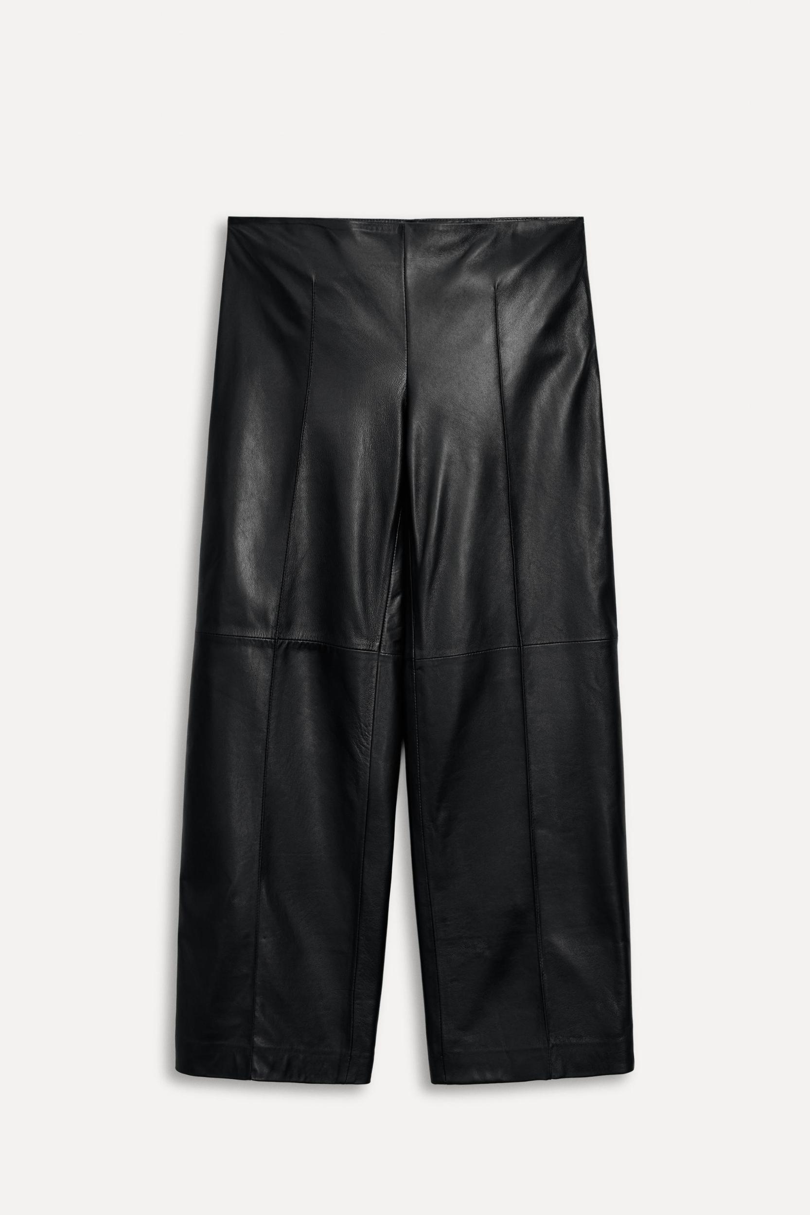 FRONT SEAM LEATHER PANTS 50TH ANNIVERSARY Product Image