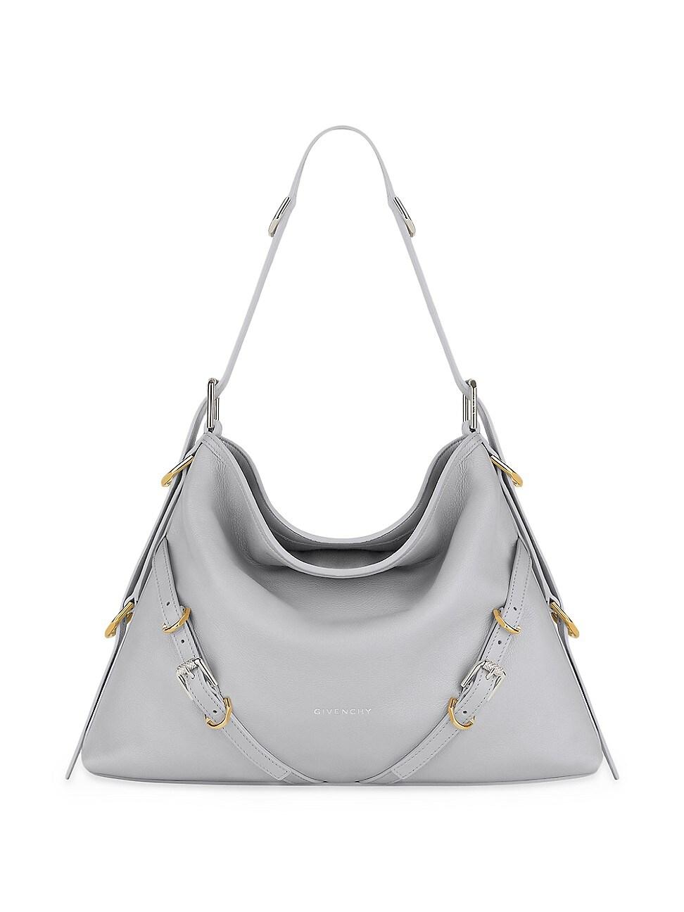 Voyou Medium Shoulder Bag in Tumbled Leather Product Image