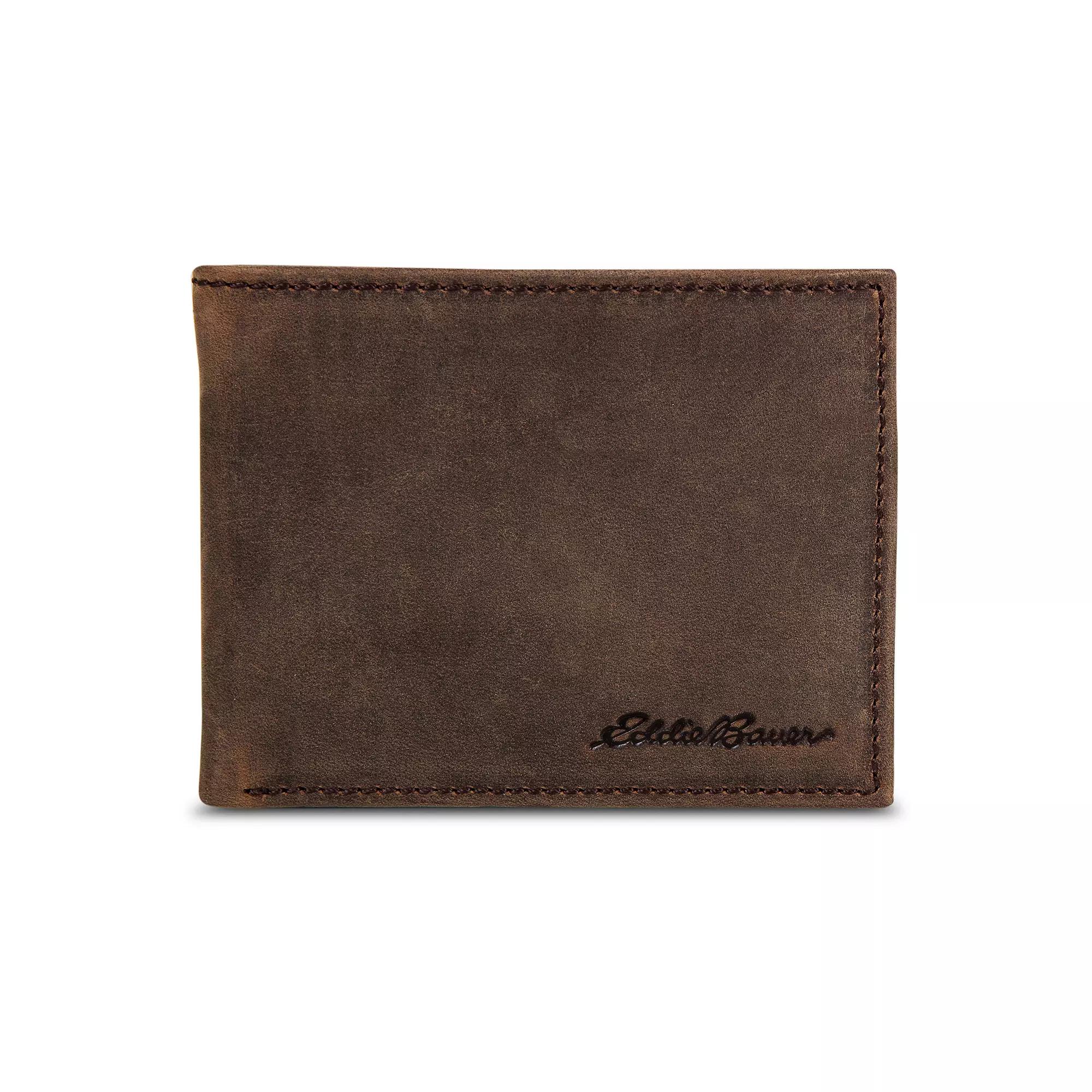 Men's Eddie Bauer Leather Embossed Passcase Wallet Product Image