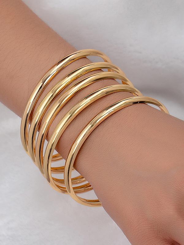 Geometric Layered Bracelet Accessories Product Image
