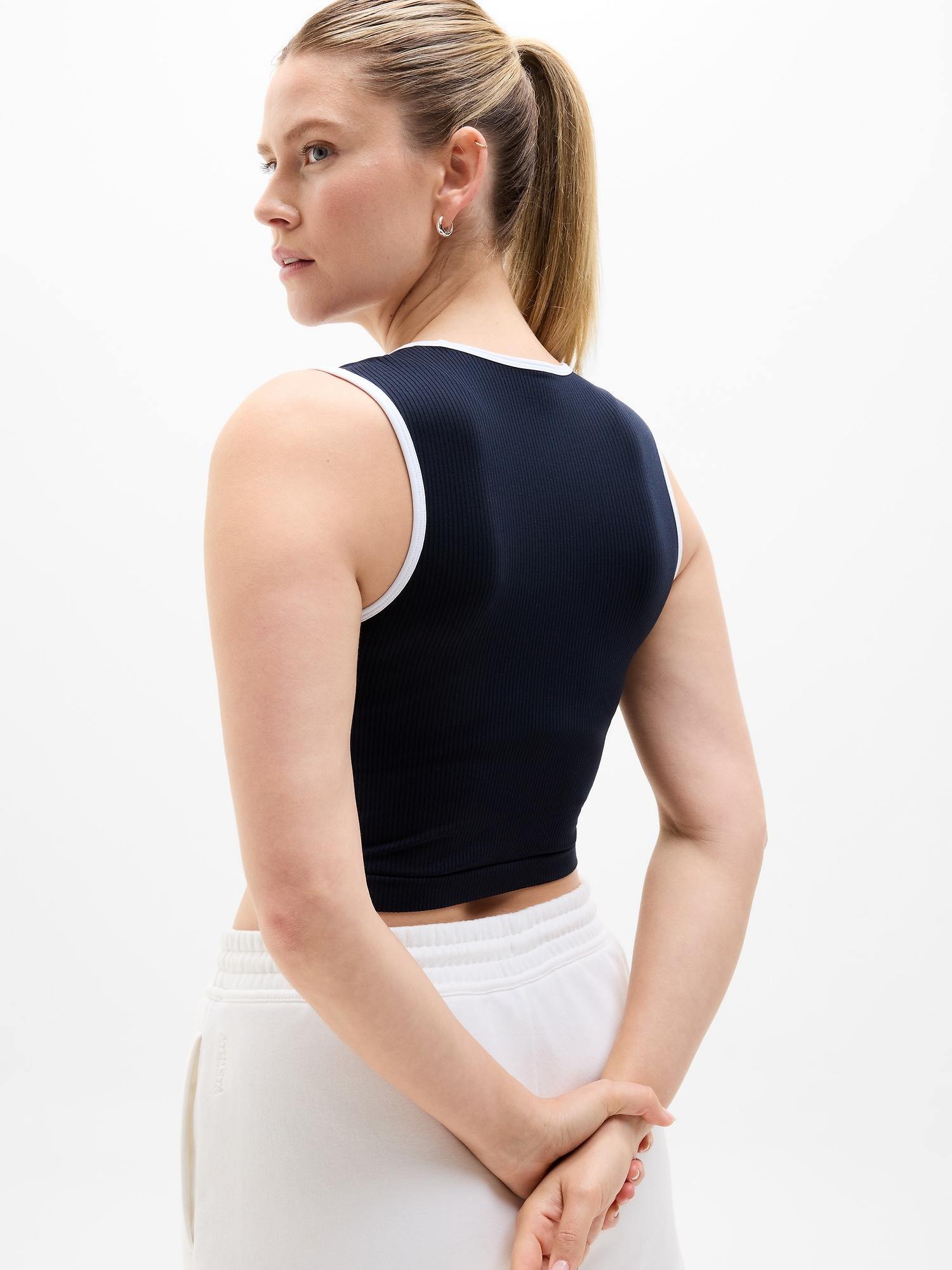Renew Seamless Square Neck Crop Tank Product Image