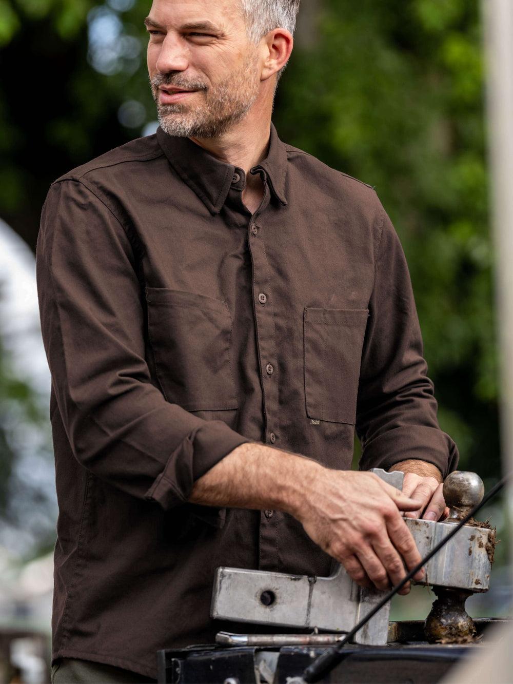 Button Down Work Shirt Product Image