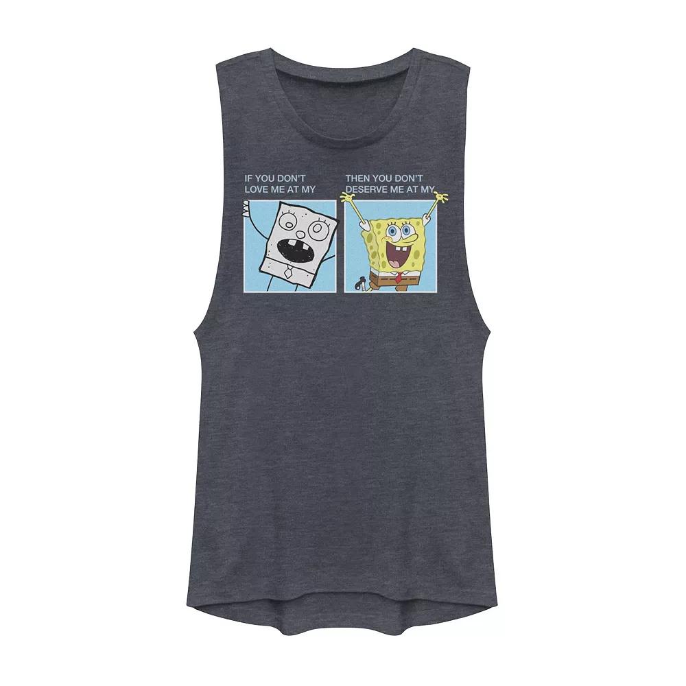 Juniors' Nickelodeon Spongebob Painter Bob Group Shot Muscle Tank Top, Girl's,  Product Image