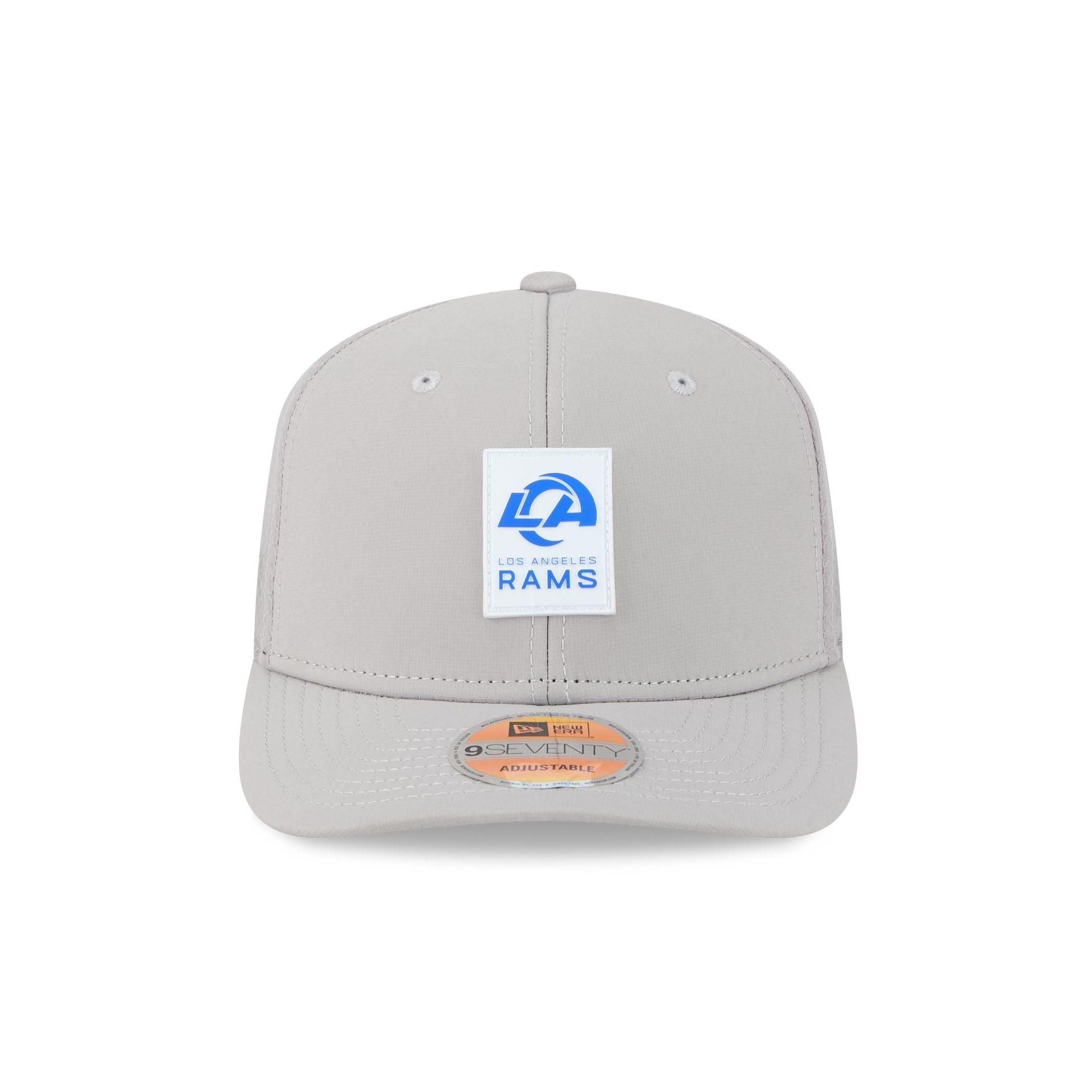 Los Angeles Rams 2025 Sideline Hot Weather Gray 9SEVENTY Trucker Hat Male Product Image