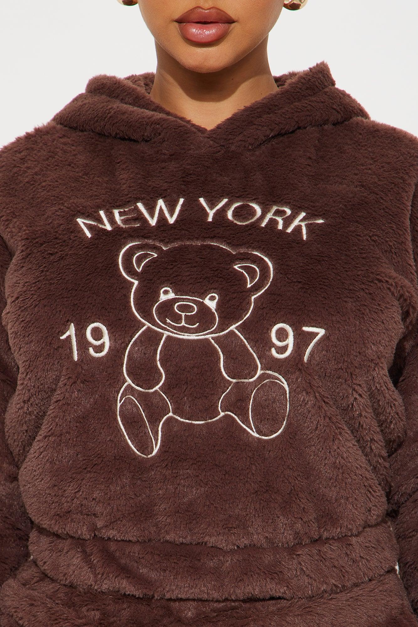 Beary In Love Jogger Set - Brown Product Image