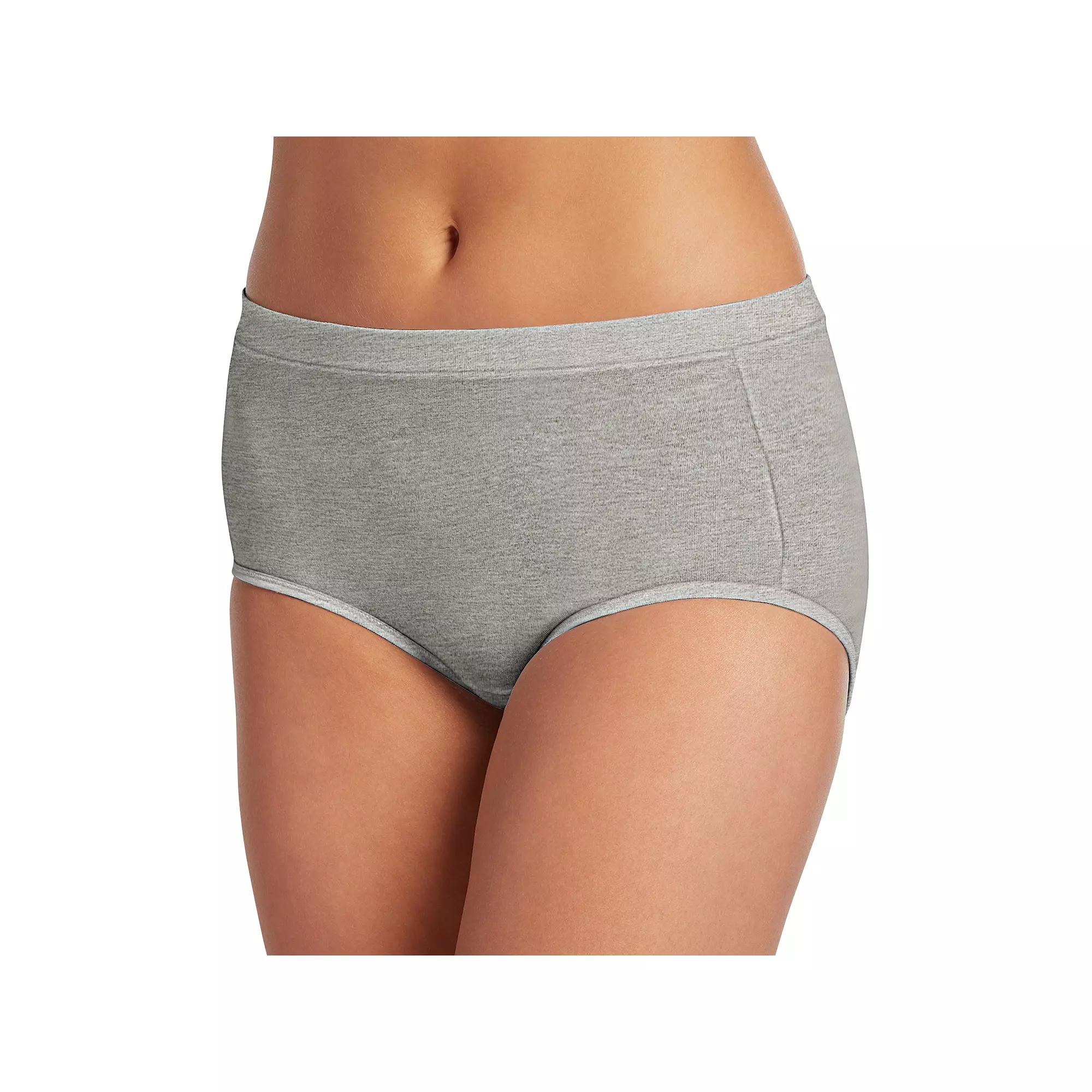 Women's Jockey® Cotton Stretch Brief Panty 1556, Gray Grey Product Image