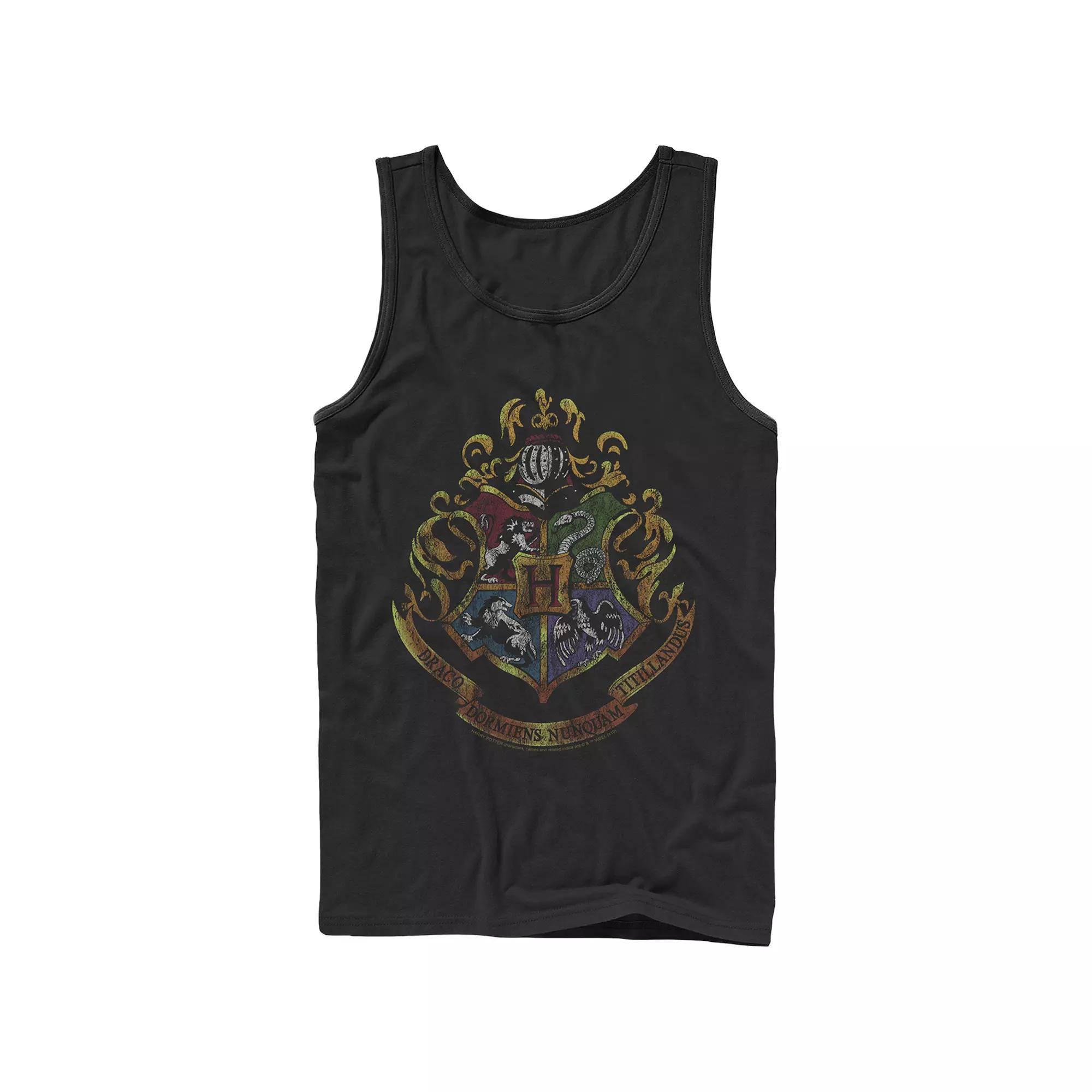 Men's Harry Potter Hogwarts Crest Graphic Tank Top,  Product Image