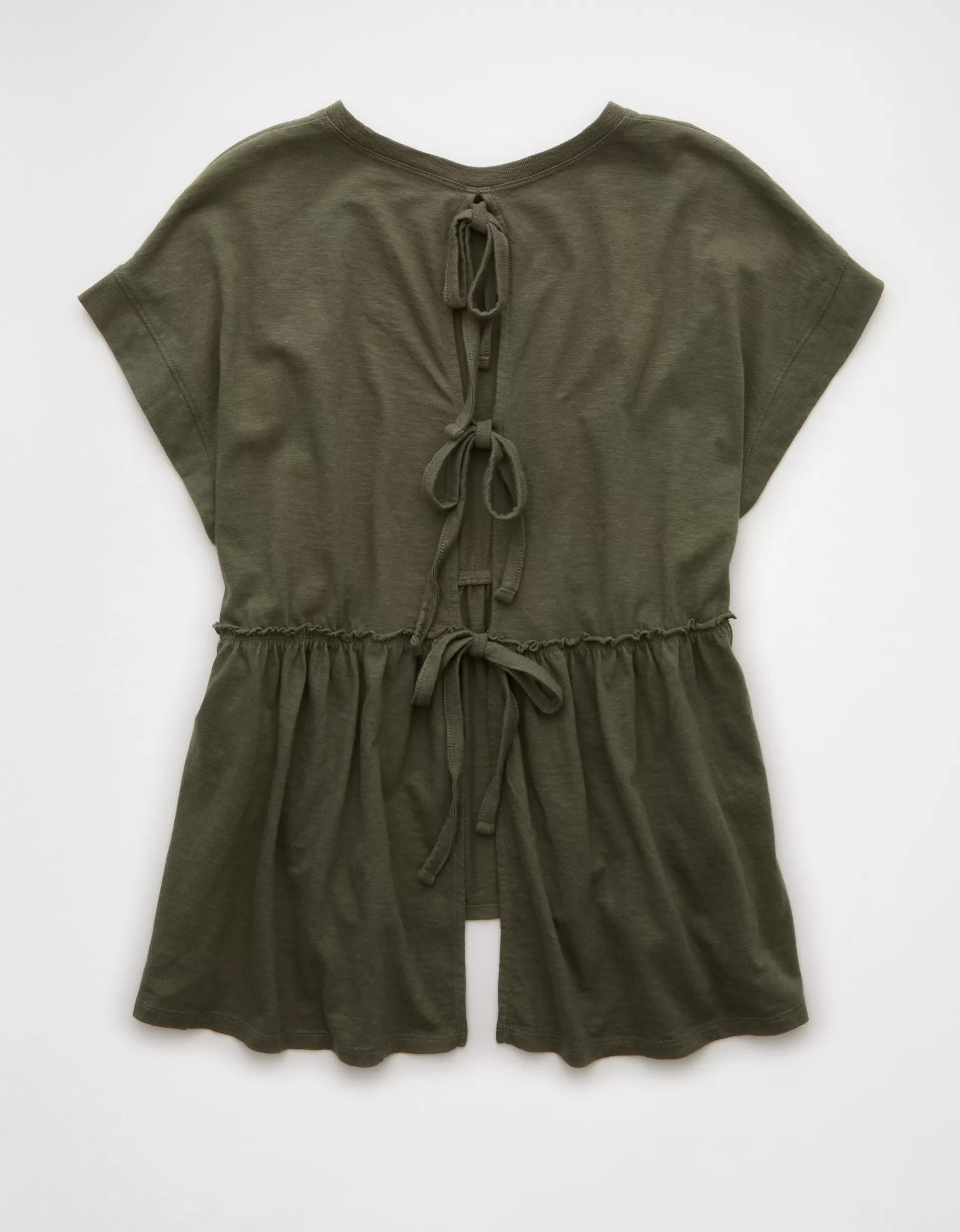 AE Sunchaser Knit Babydoll Swing T-Shirt Product Image