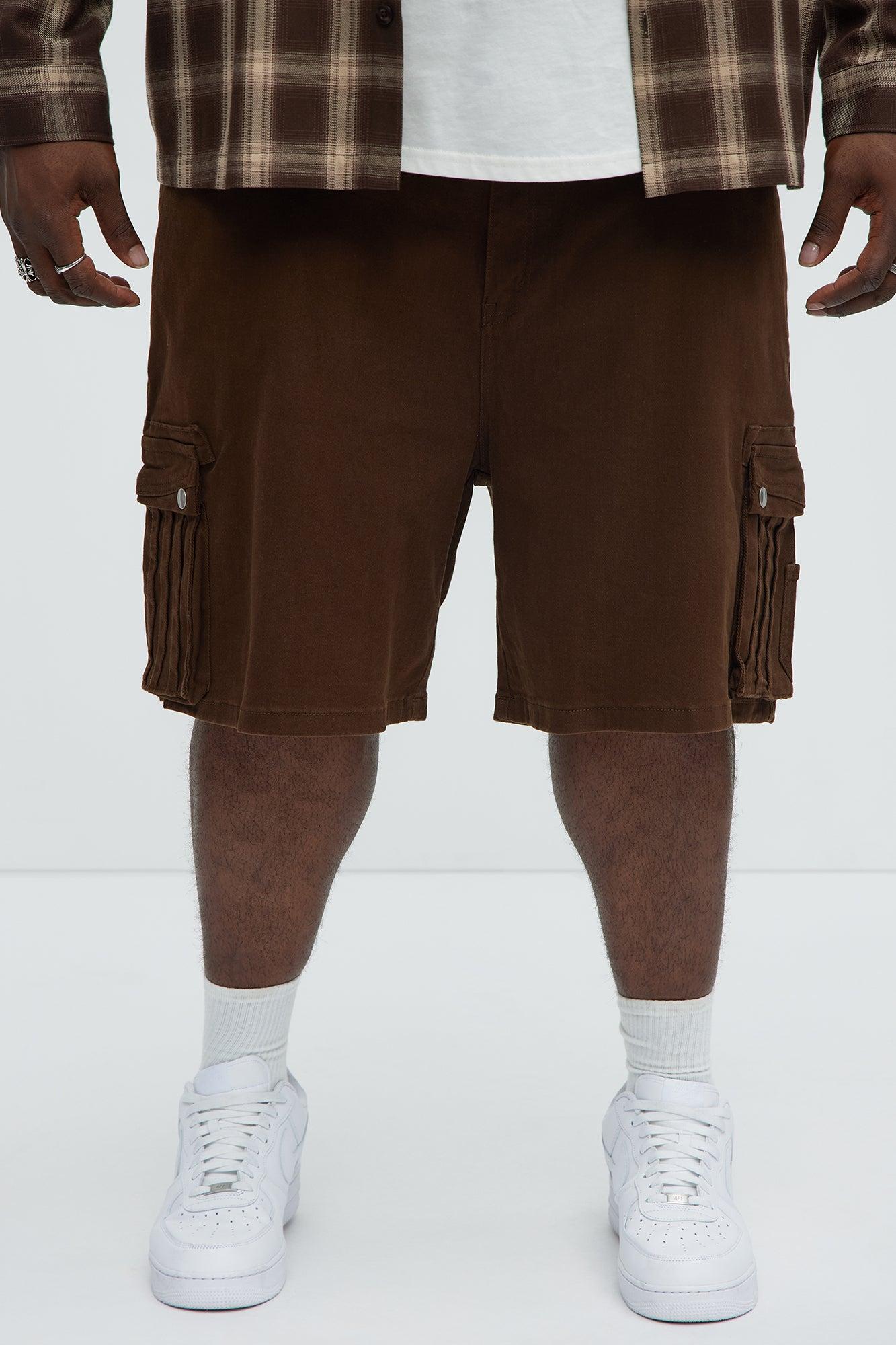 Gyro Utility Shorts - Brown Product Image