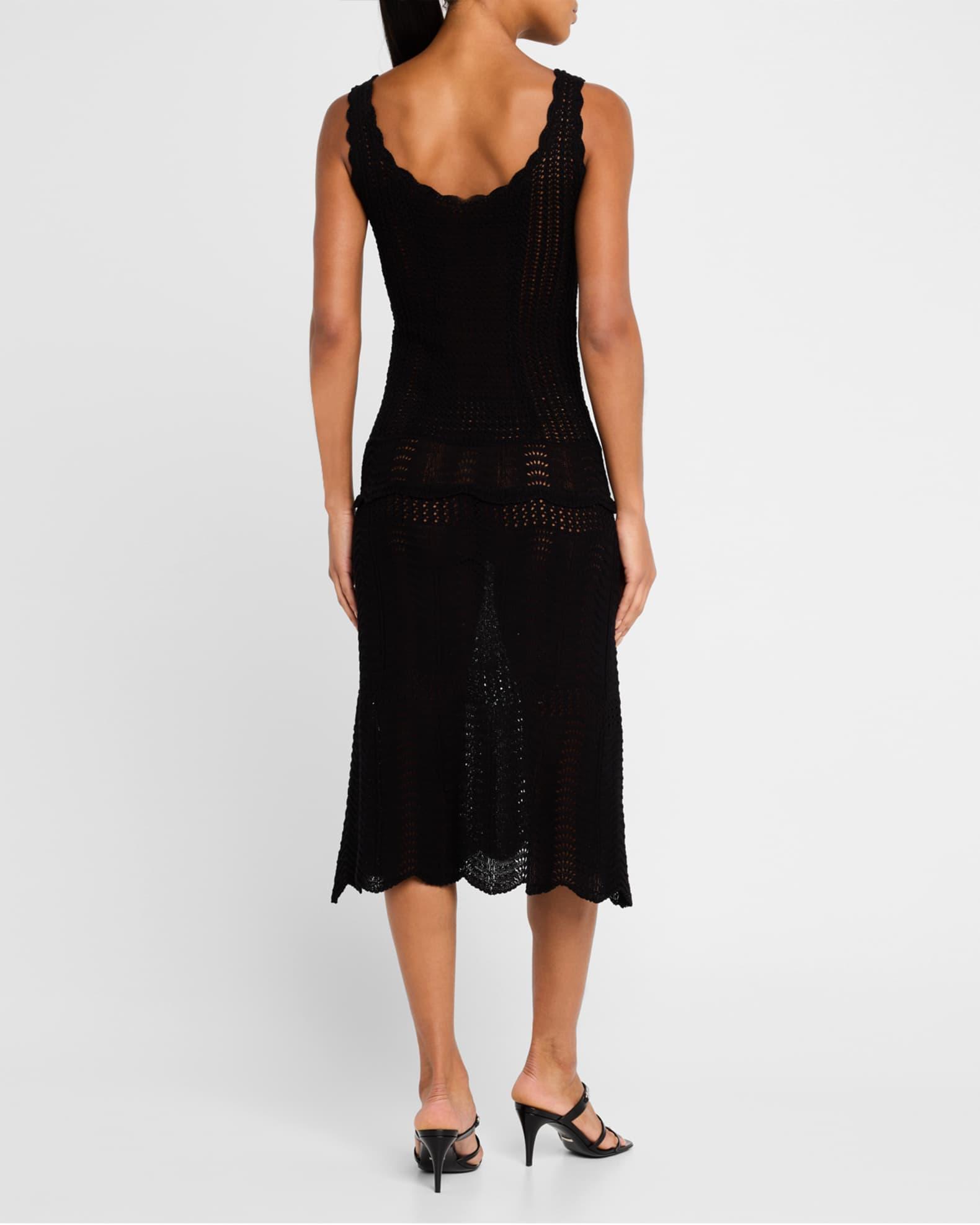 Crochet Scoop-Neck Tank Dress Product Image