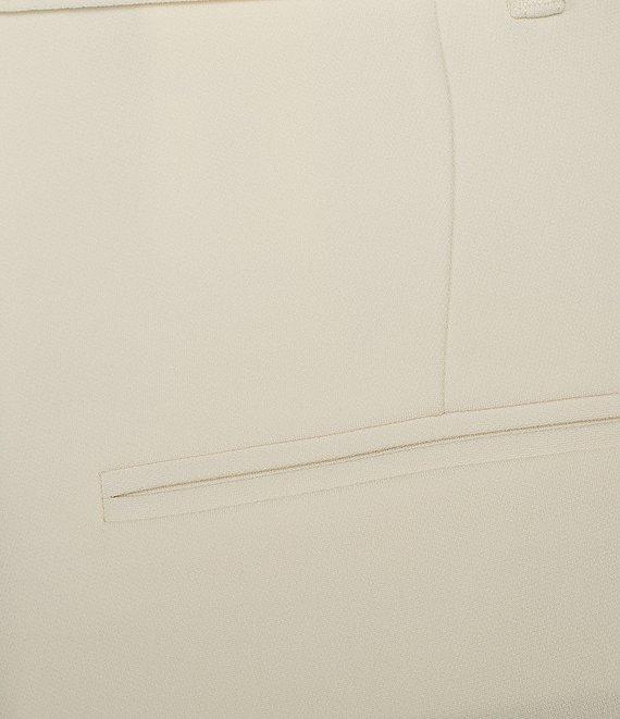 BOSS by Hugo Boss Tapiah Woven Pleated front Tapered Leg Cropped Trouser Product Image