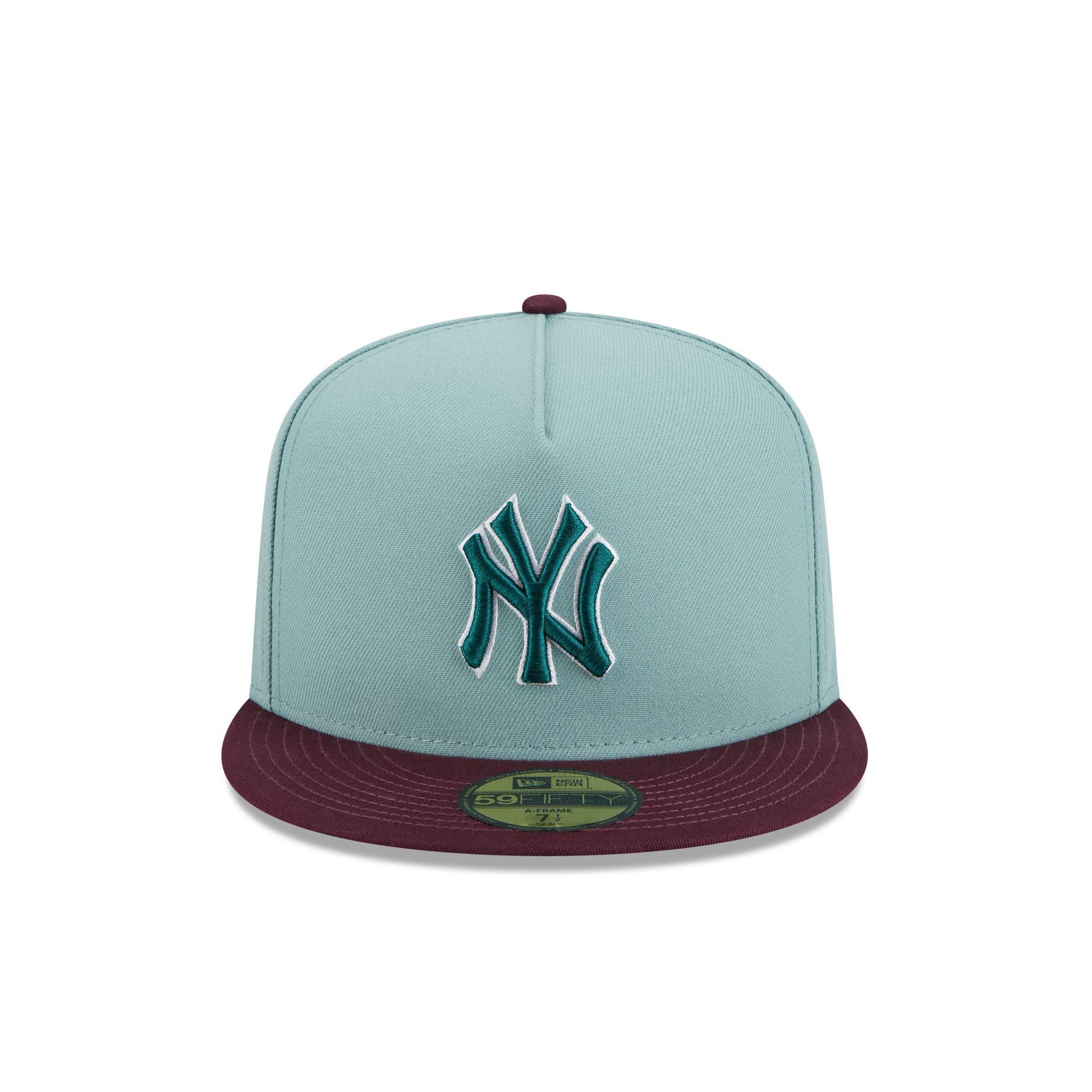 New York Yankees Beach Kiss Blue 59FIFTY A-Frame Fitted Hat Male Product Image