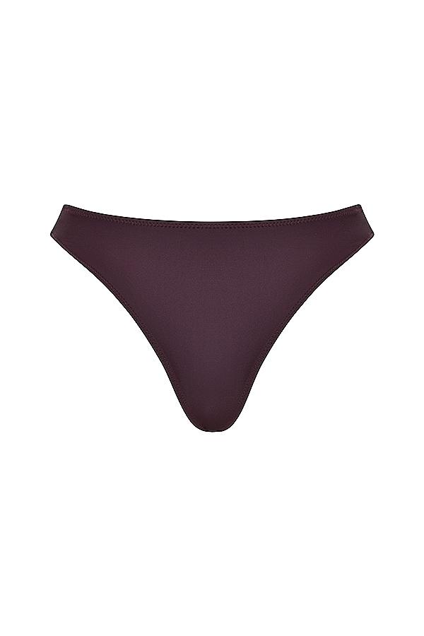 Capri  cacao high leg bikini bottom Product Image