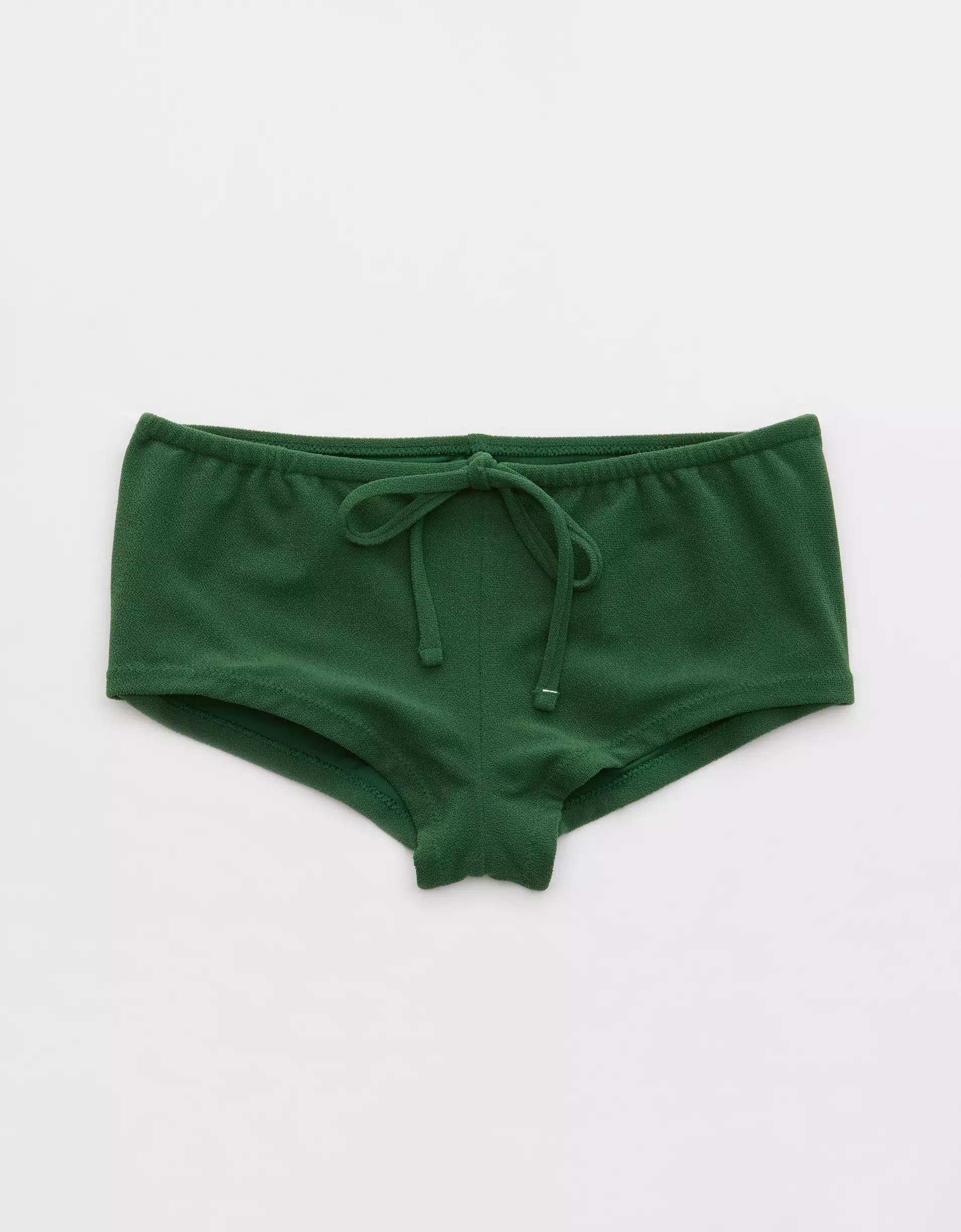 Aerie Terry Boyshort Cheeky Bikini Bottom Product Image
