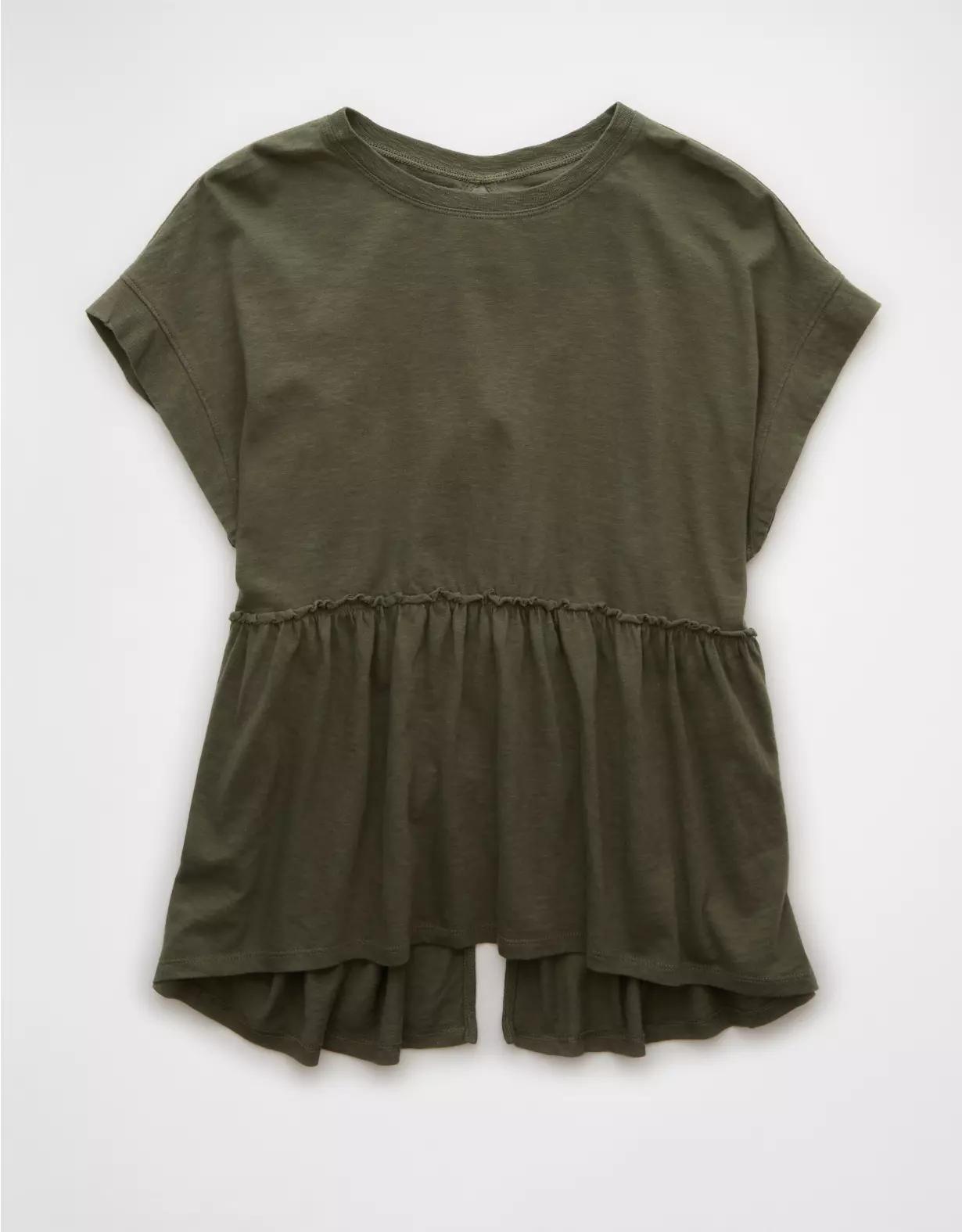 AE Sunchaser Knit Babydoll Swing T-Shirt Product Image