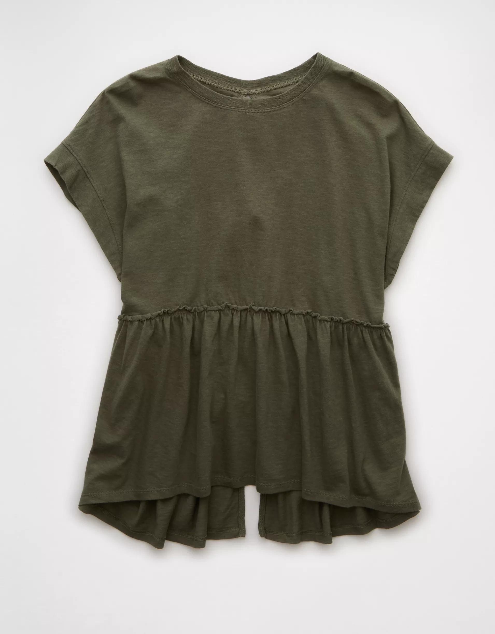 AE Sunchaser Knit Babydoll Swing T-Shirt Product Image