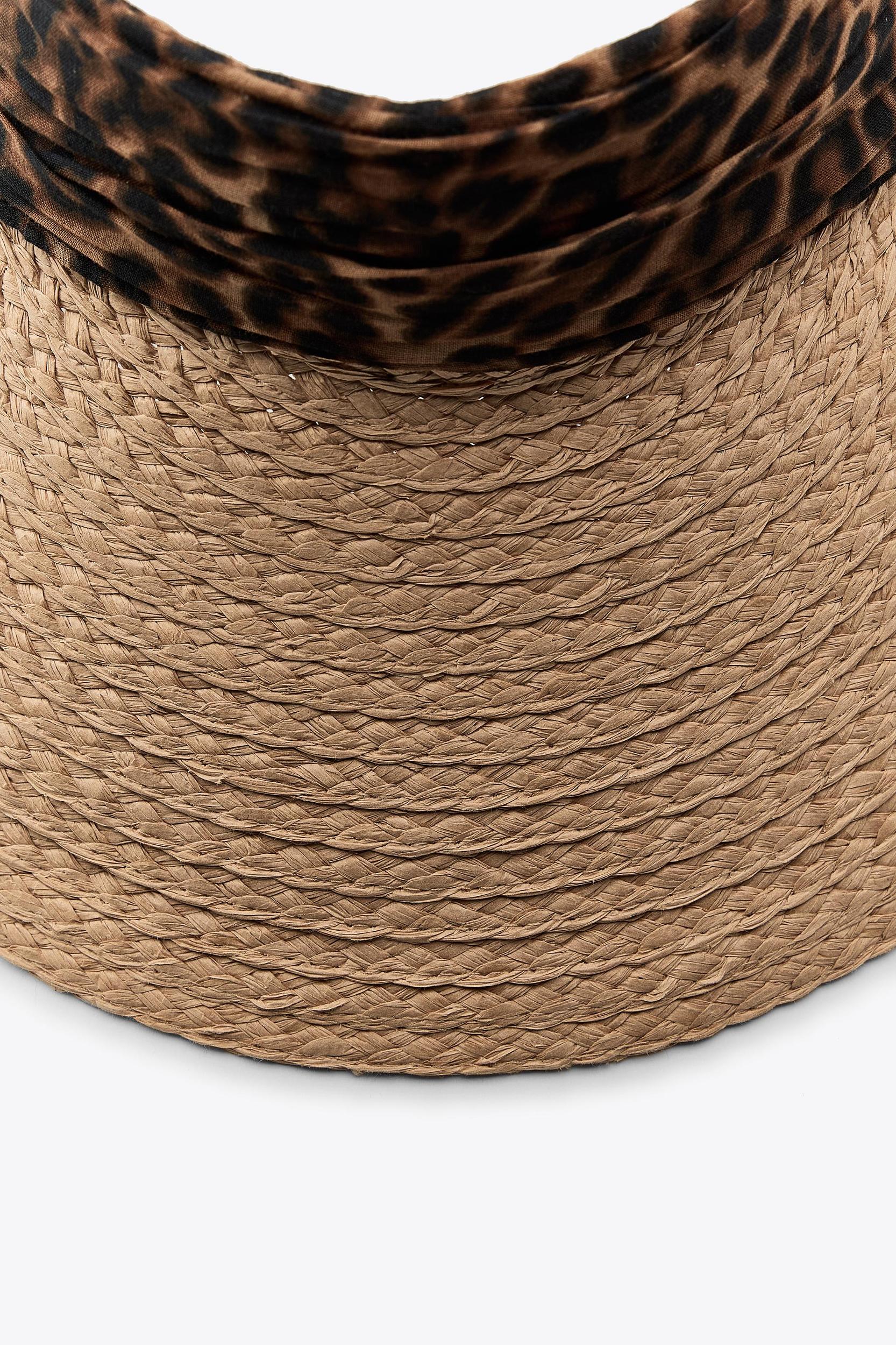 PRINTED SCARF BRAIDED VISOR Product Image