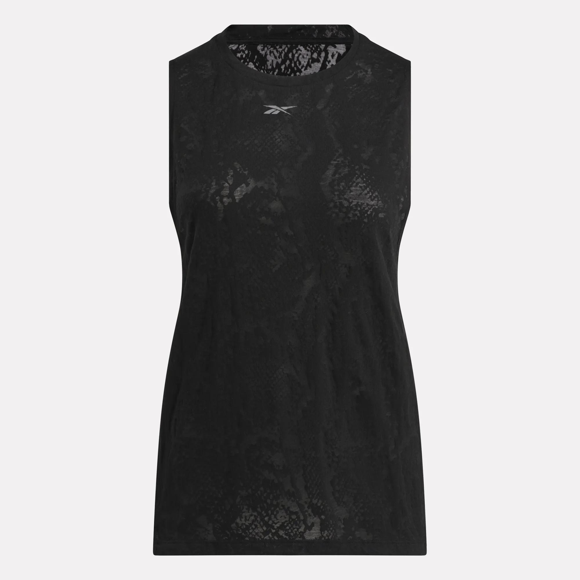 Women's Burnout Muscle Tank Top Female Product Image