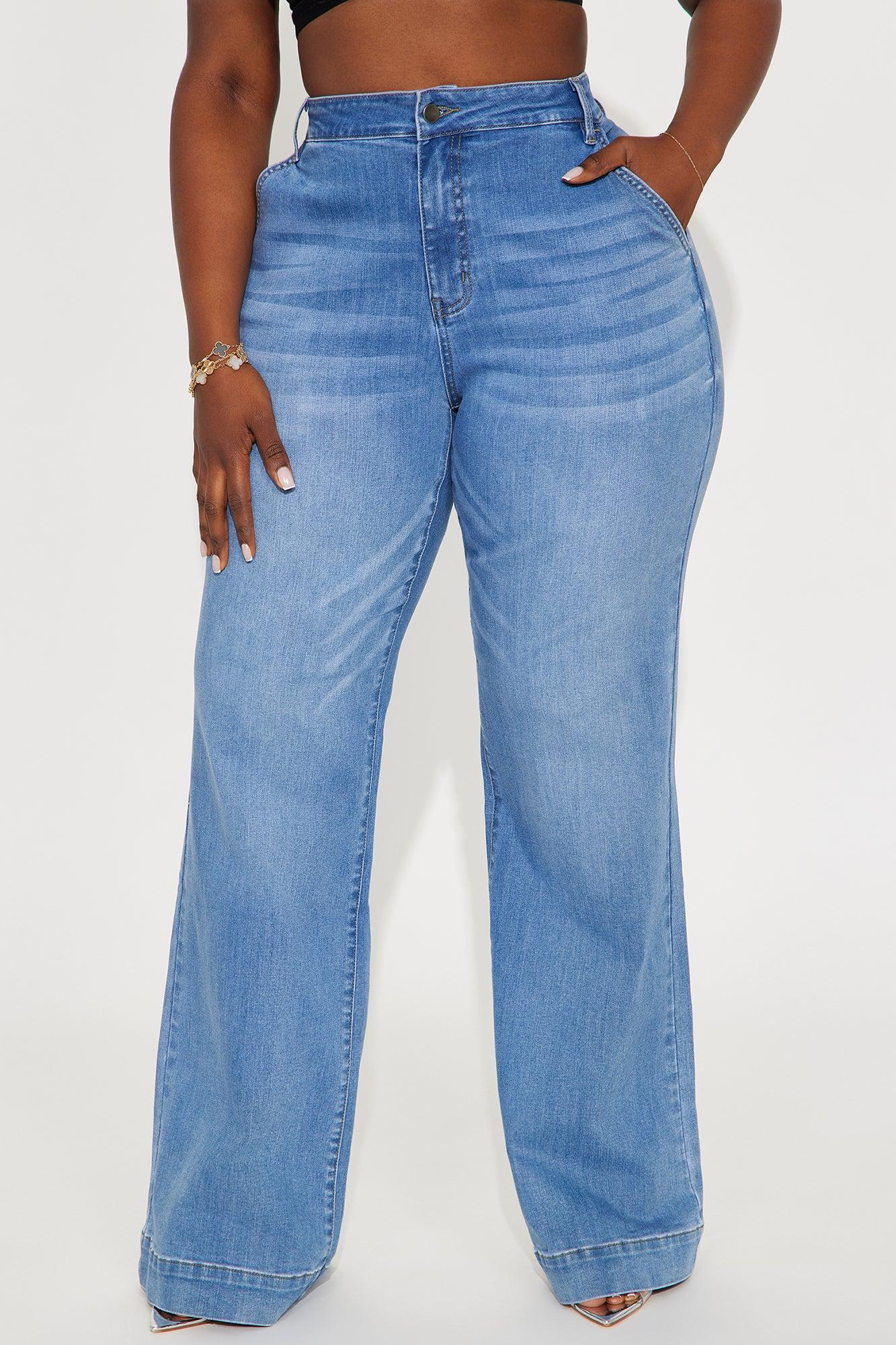 Tall Margot Stretch Trouser Jeans - Medium Wash Product Image