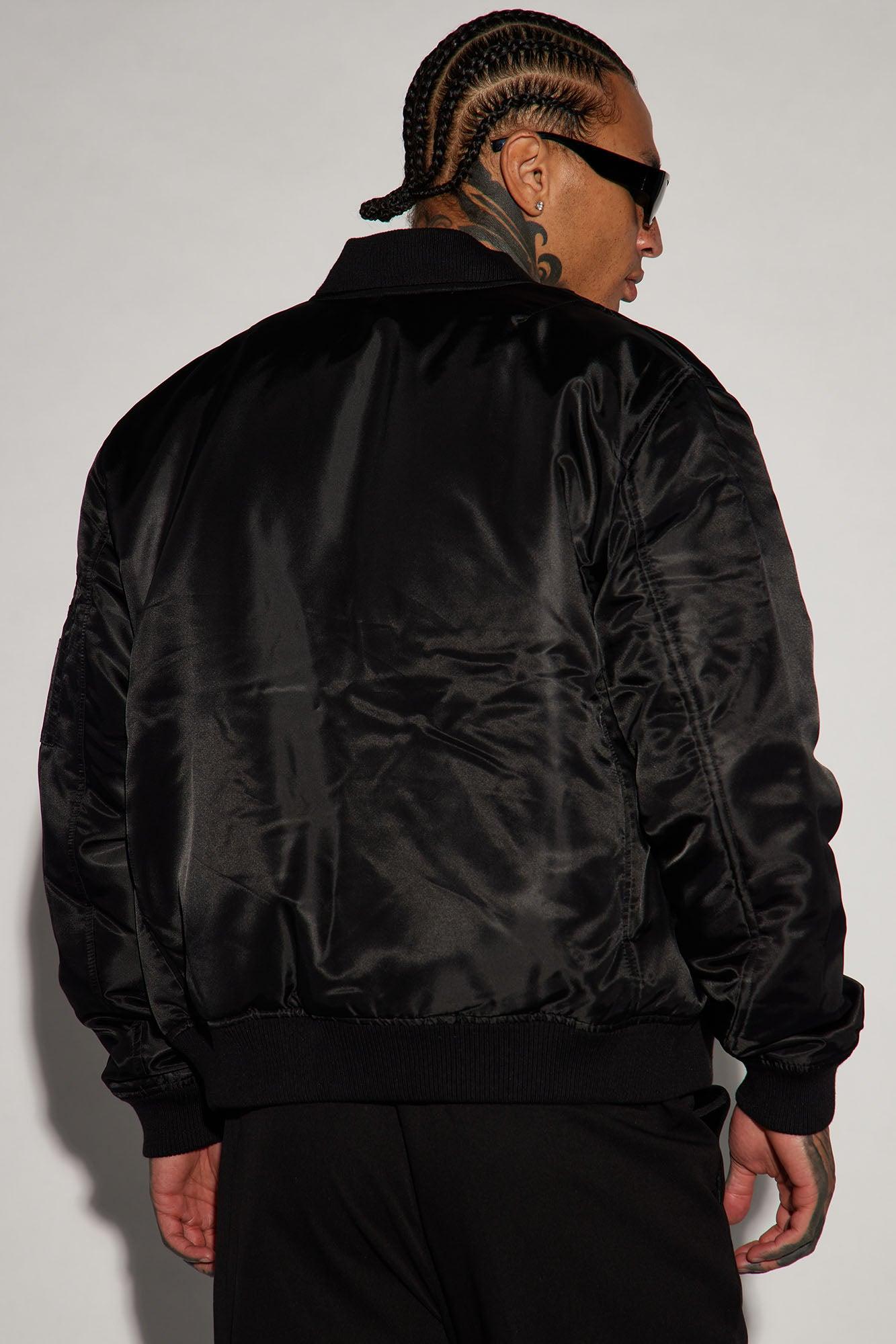 Classic Bomber Jacket - Black Product Image