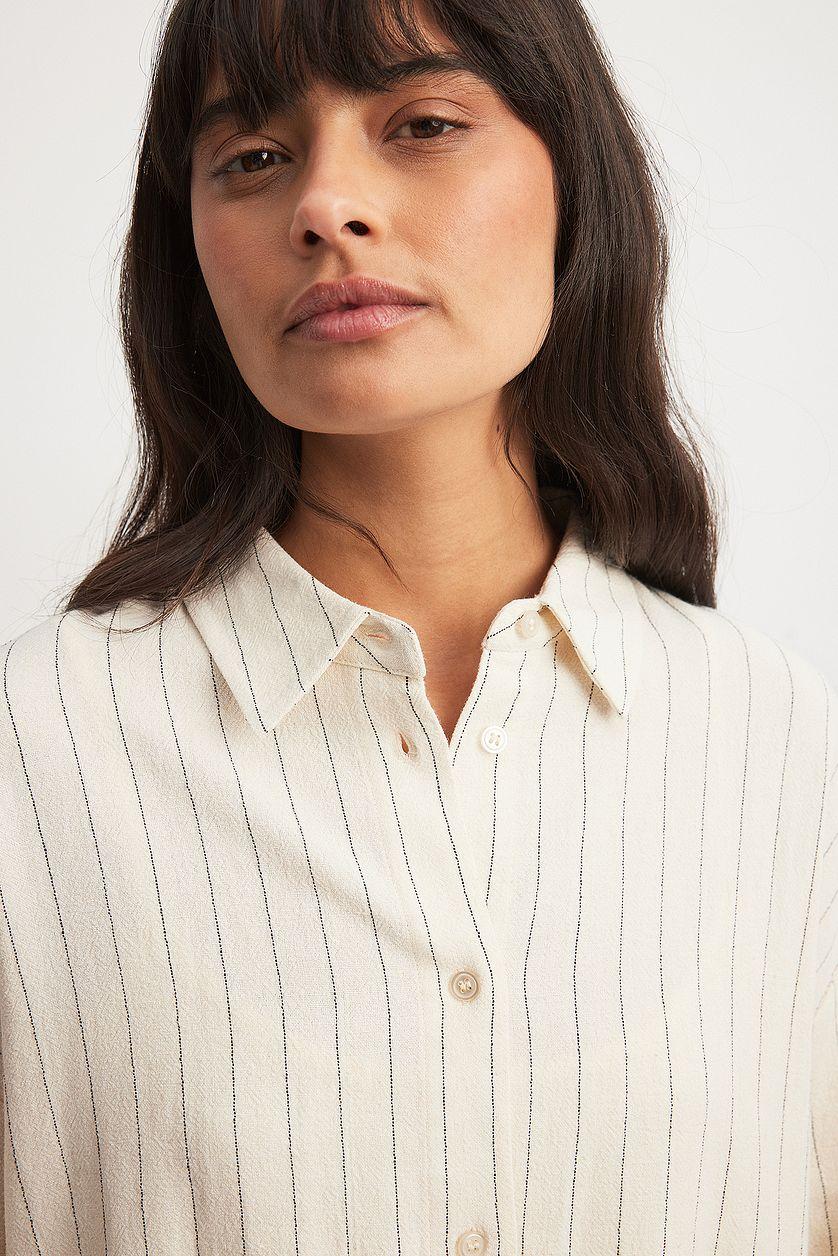 Oversized Linen Blend Shirt Product Image