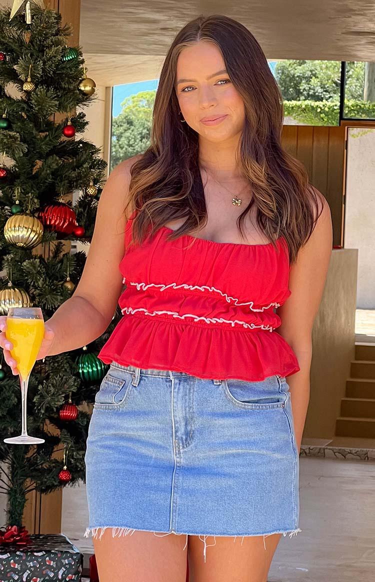 Wiatt Red Top Product Image