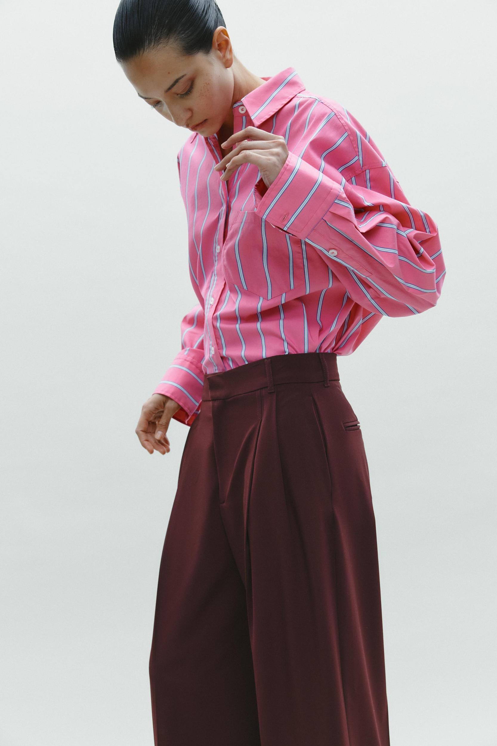 OVERSIZED STRIPED SHIRT Product Image