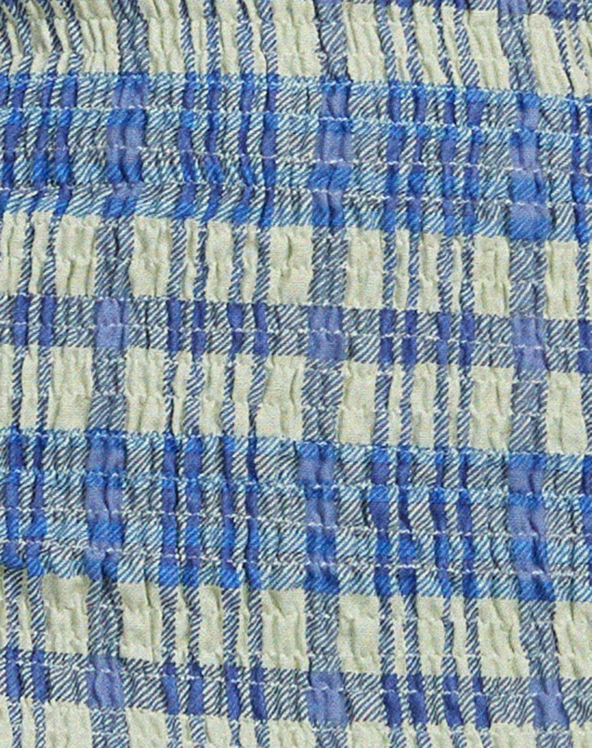 Takiyo Mini Dress in Colourpop Check Green and Blue Product Image