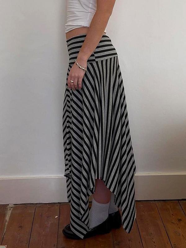 Vintage Stripes Mini Skirt Product Image