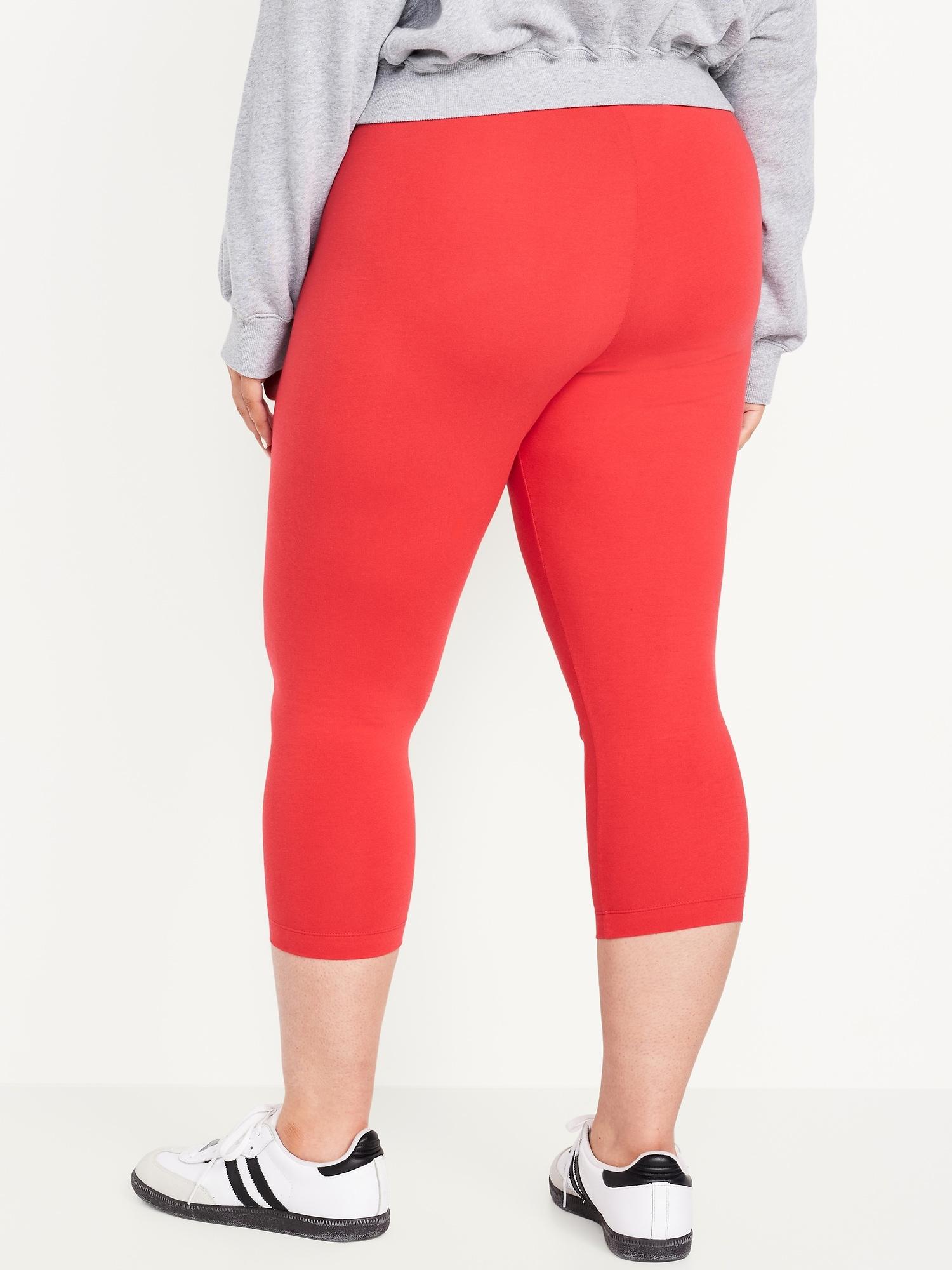 High-Waisted Fashion Layering Cropped Legging Product Image