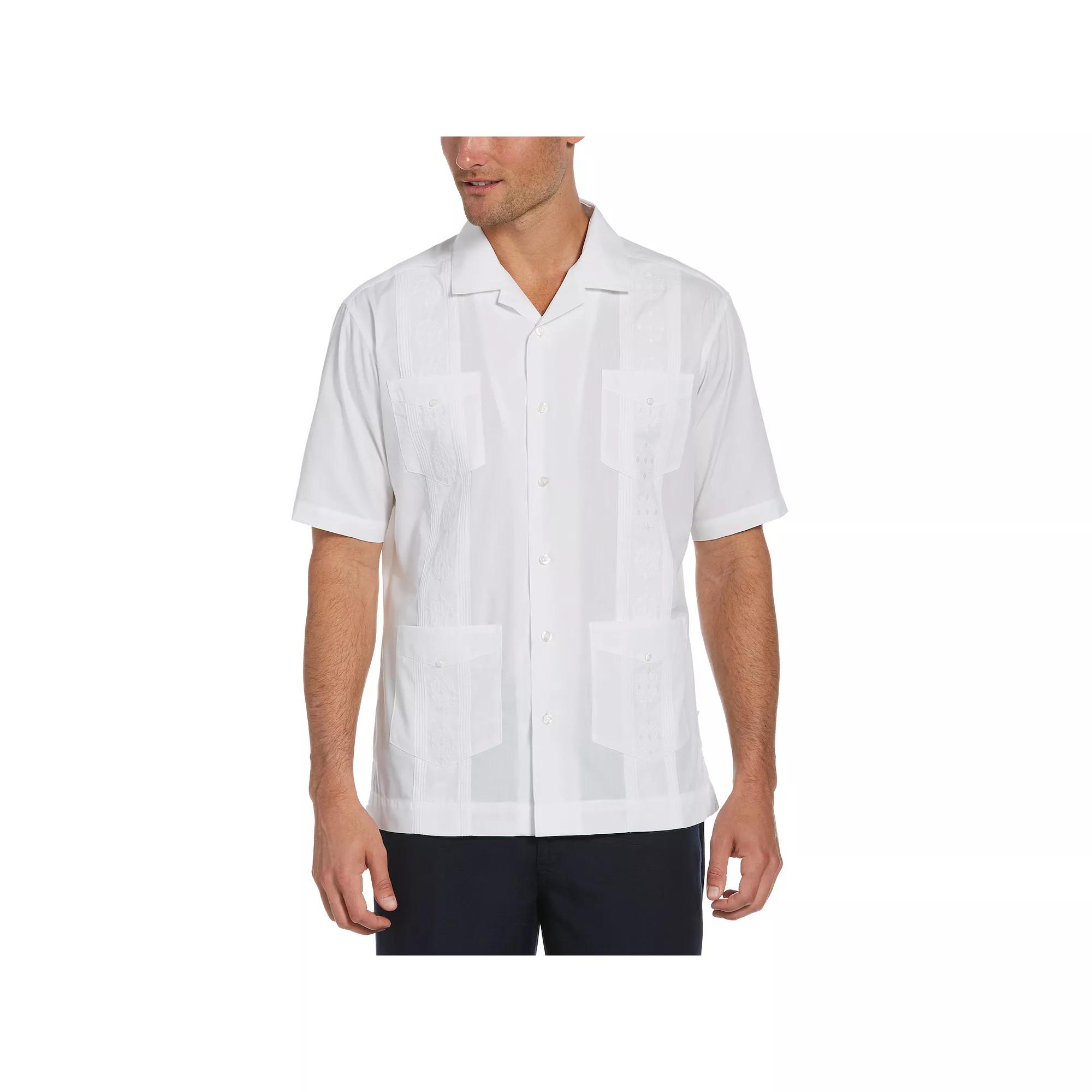 Men's Cubavera Guayabera Button-Down Shirt, Size: Medium, White Product Image