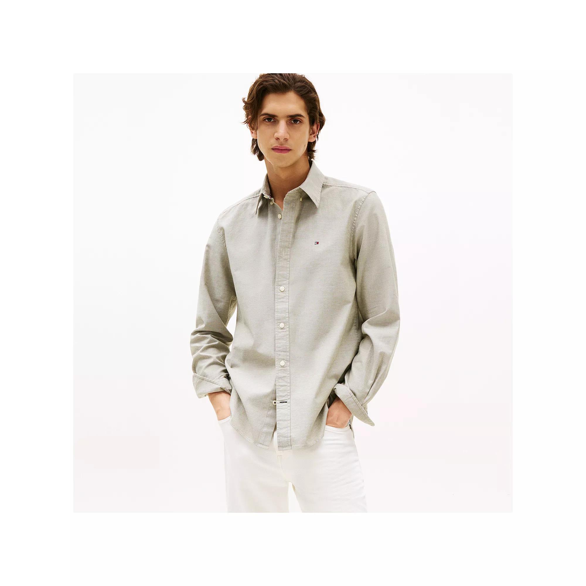 Men's Tommy Hilfiger Regular Fit Essential Stretch Oxford Shirt,  Product Image