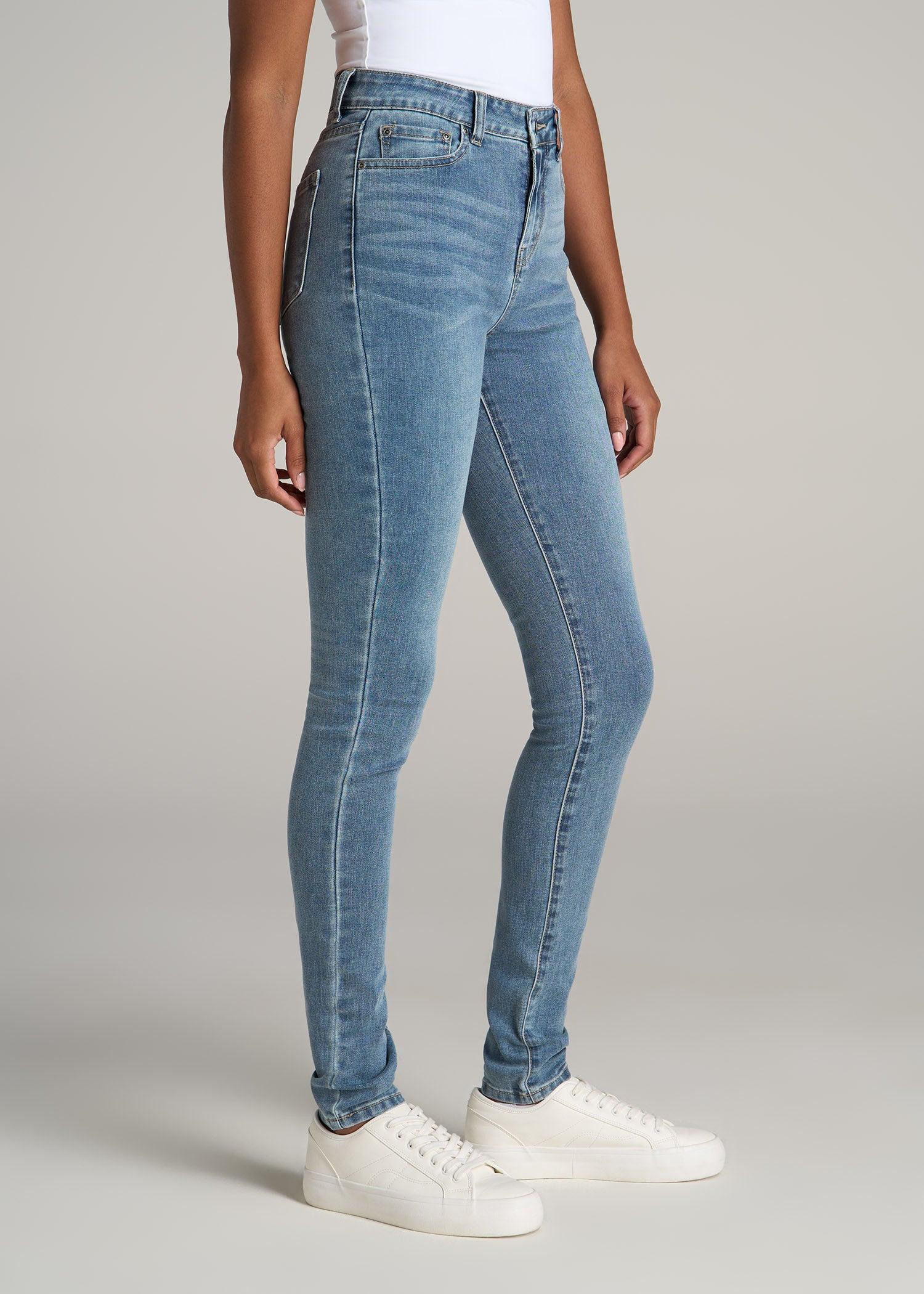 Georgia High-Rise Skinny Jeans for Tall Women in Monaco Faded Female Product Image