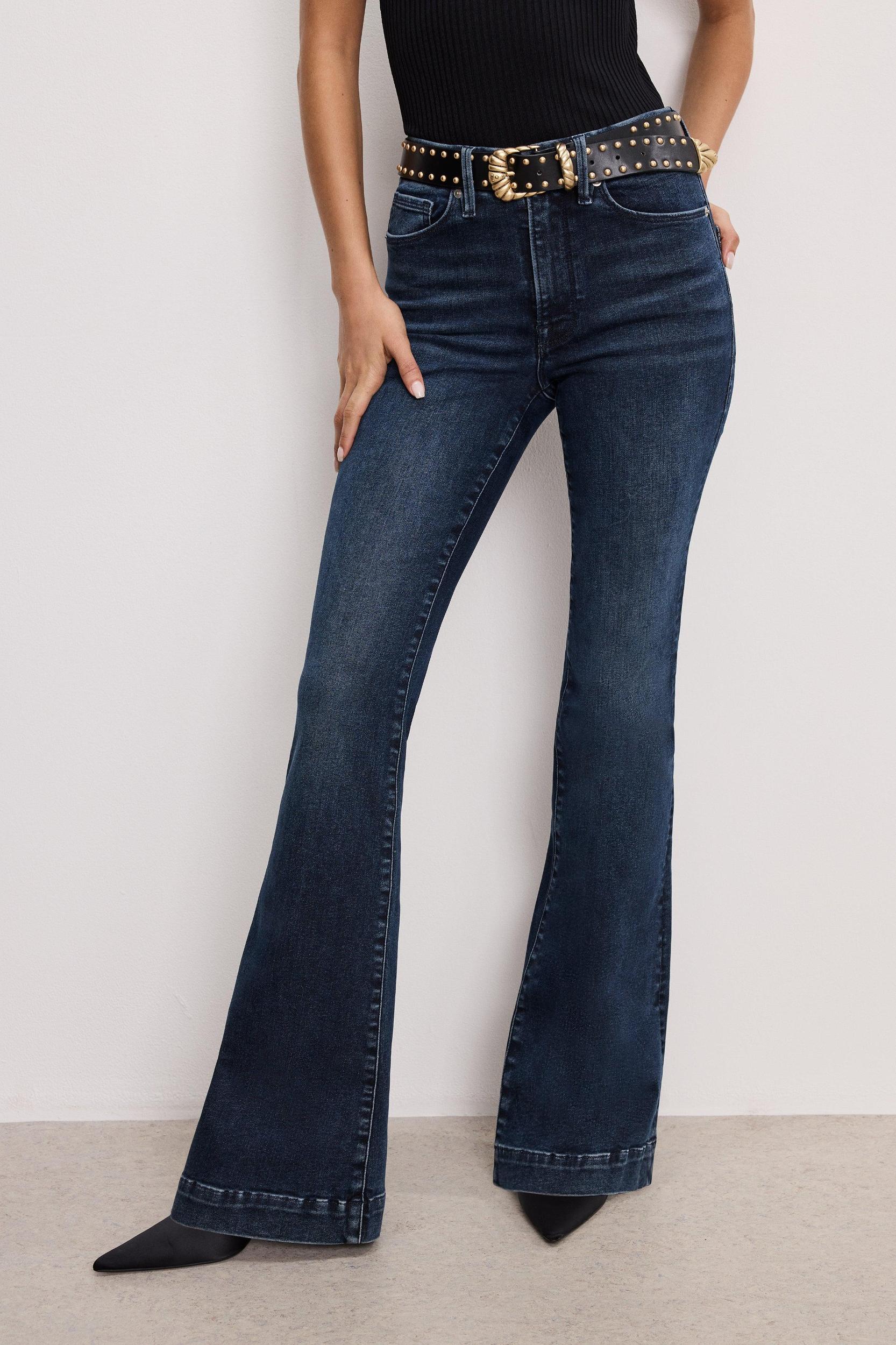 ALWAYS FITS GOOD LEGS FLARE JEANS | INDIGO744 Product Image