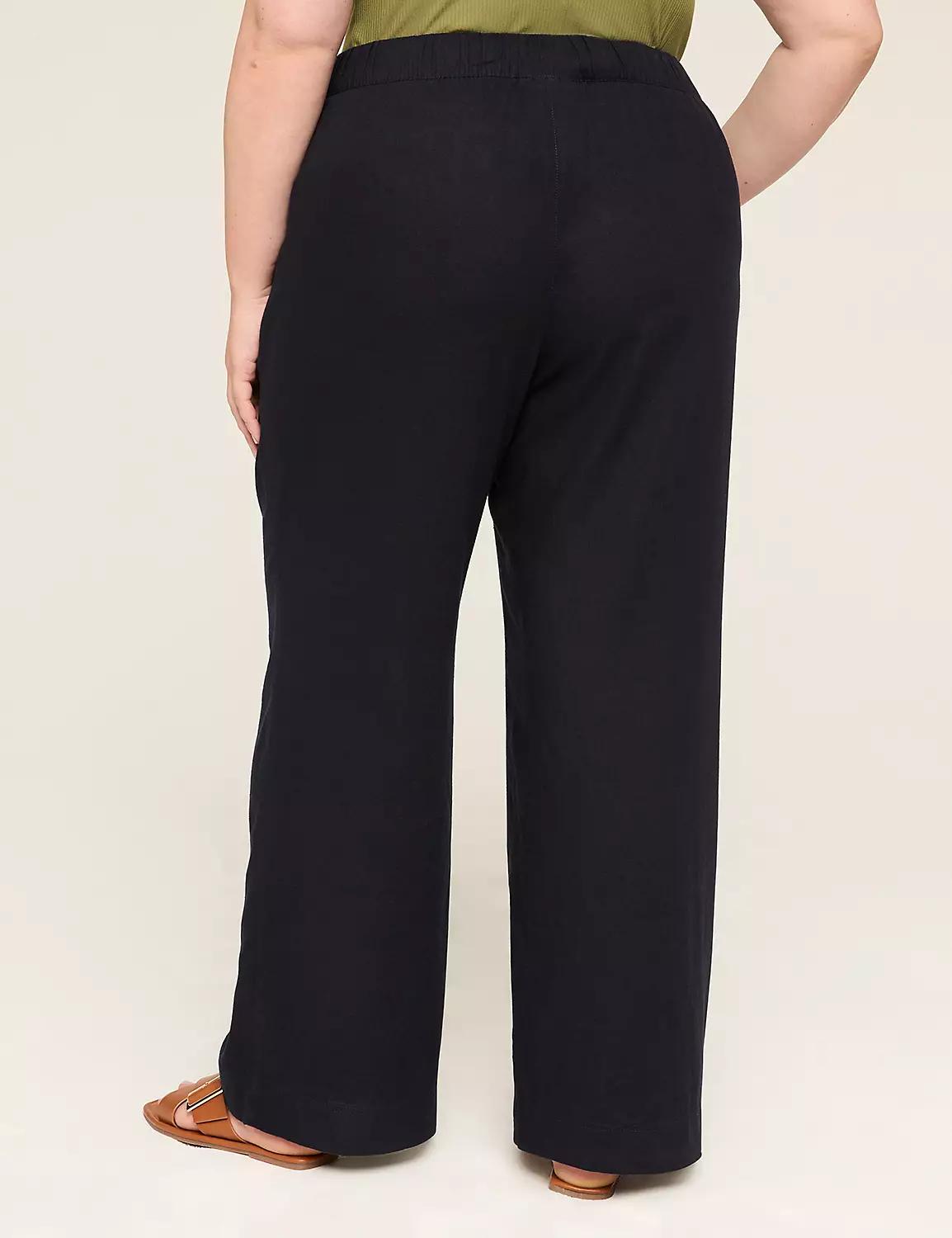 Linen Wide Leg Pant - New Sandal Length Product Image