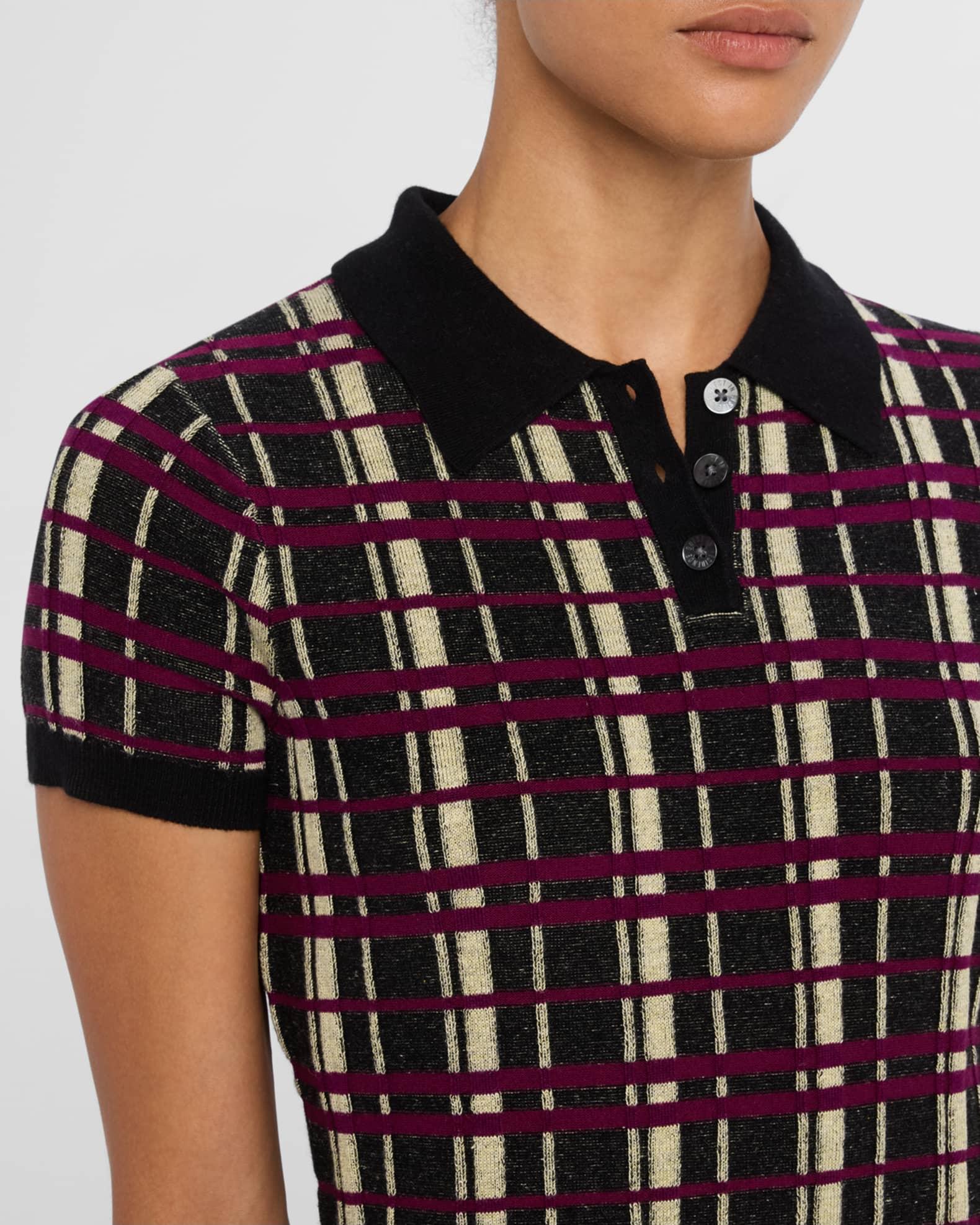 Plaid Polo Dress Product Image