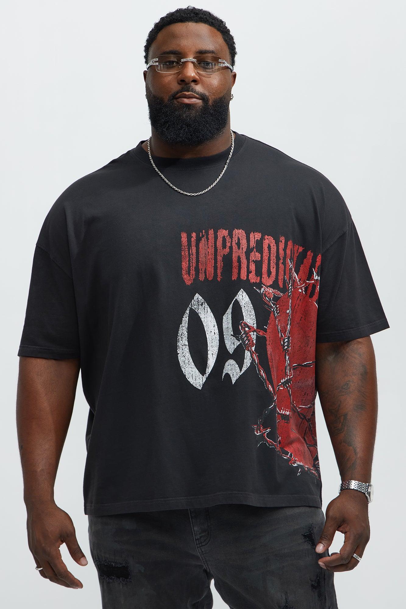 Unpredictable No Time Oversized Short Sleeve Tee - Black Wash Product Image