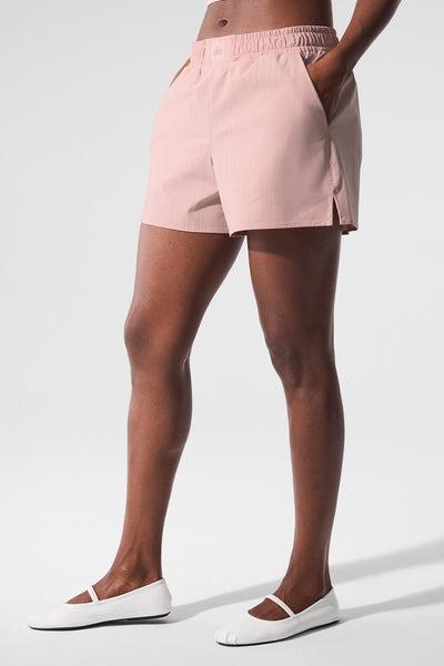 Pinstripe Daylight Boxer Short - Pink Quartz/Ivory Product Image