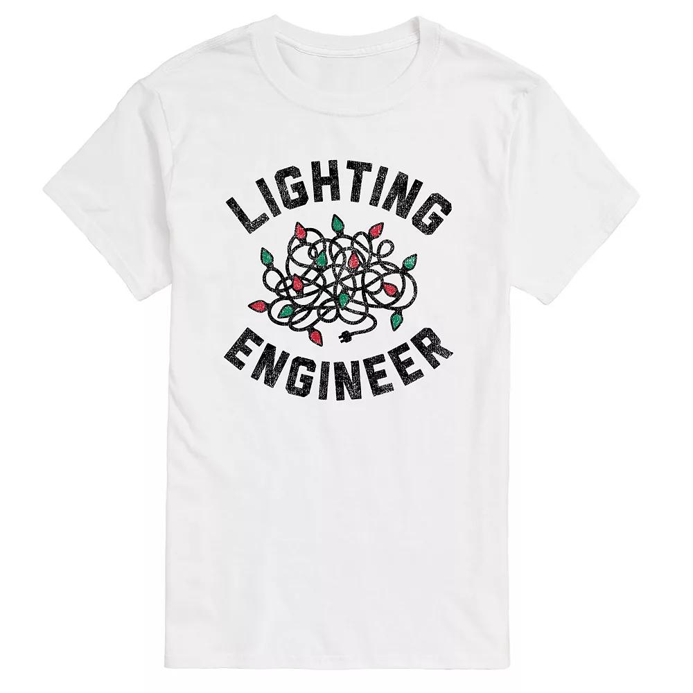 Big & Tall Lighting Engineer Tee, Men's,  Product Image