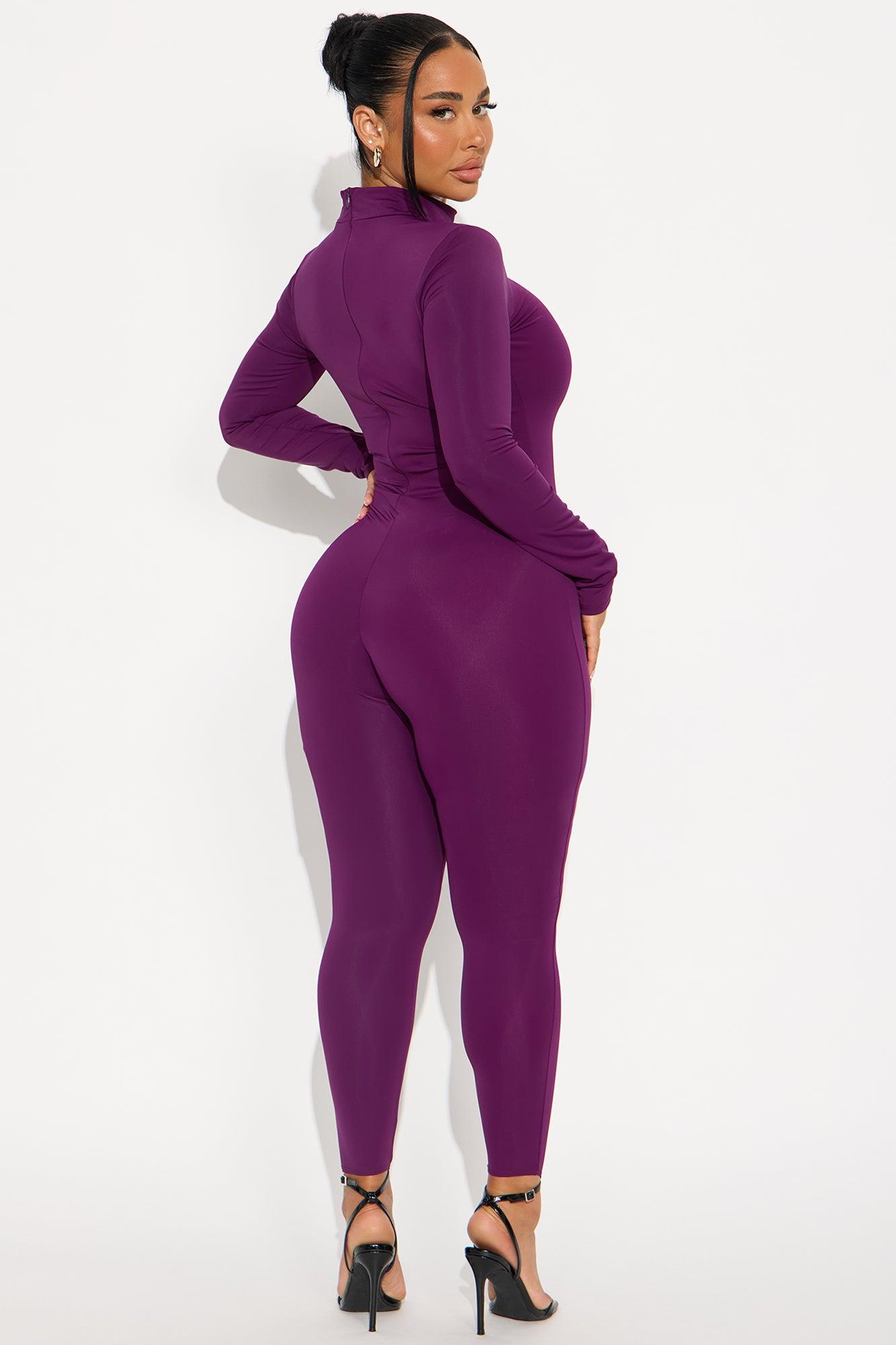Your Favorite Toe Ring Jumpsuit - Plum Female Product Image