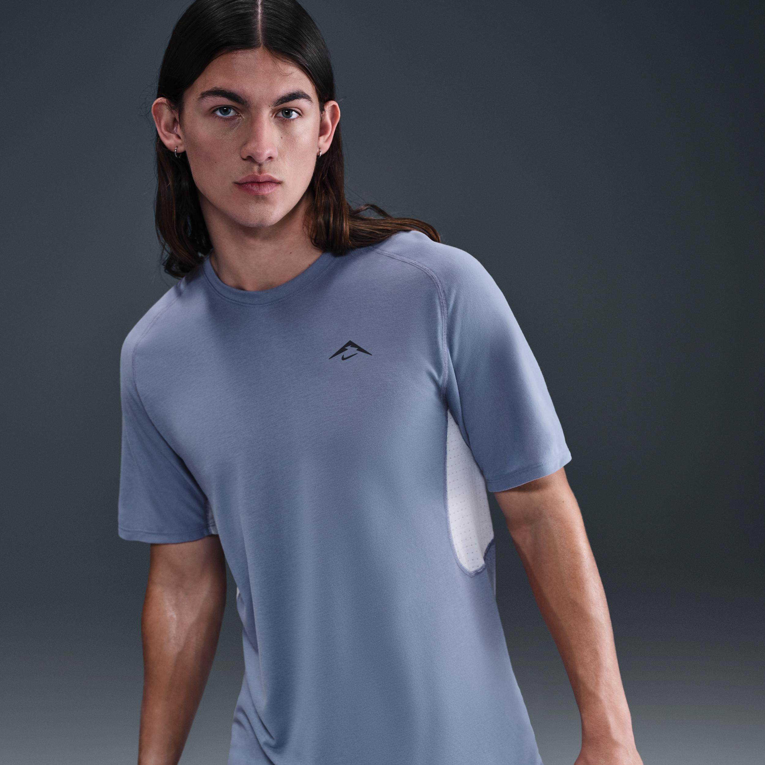 Nike Mens Solar Chase Dri-FIT ADV Short-Sleeve Running Top | HJ3580-499 Product Image